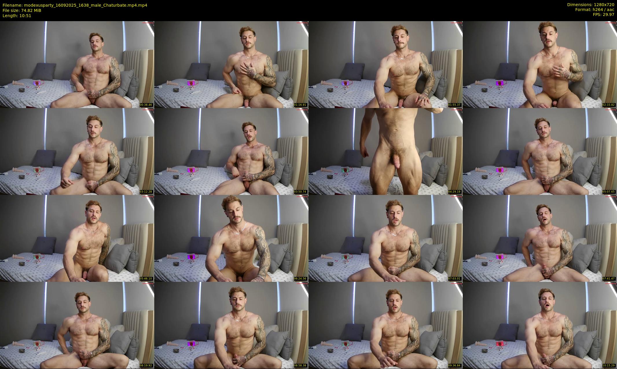 modexusparty — 11 minute Chaturbate male cam show recording, 720p, Sep 16, 2025
