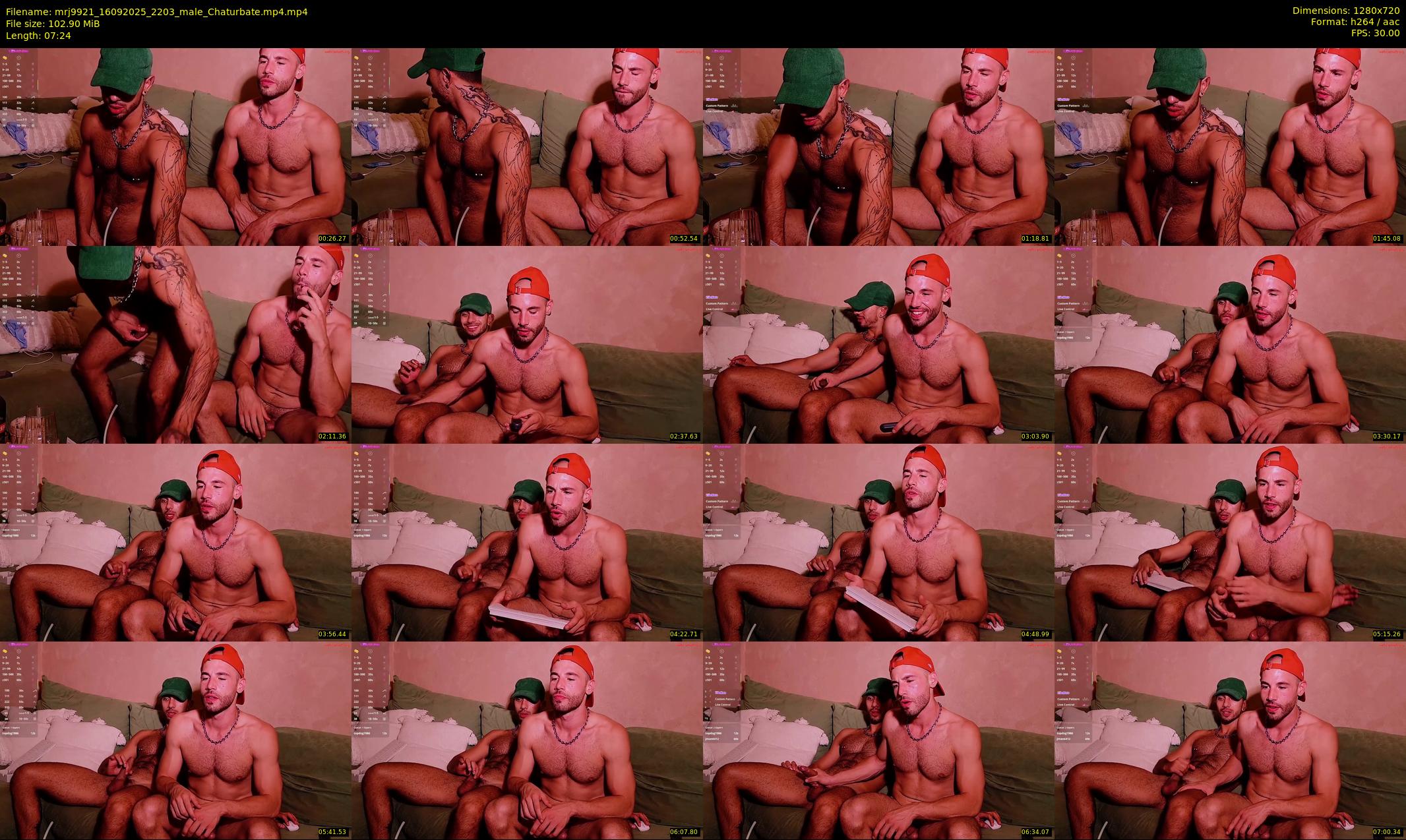 mrj9921 — 8 minute Chaturbate male cam show recording, 720p, Sep 16, 2025