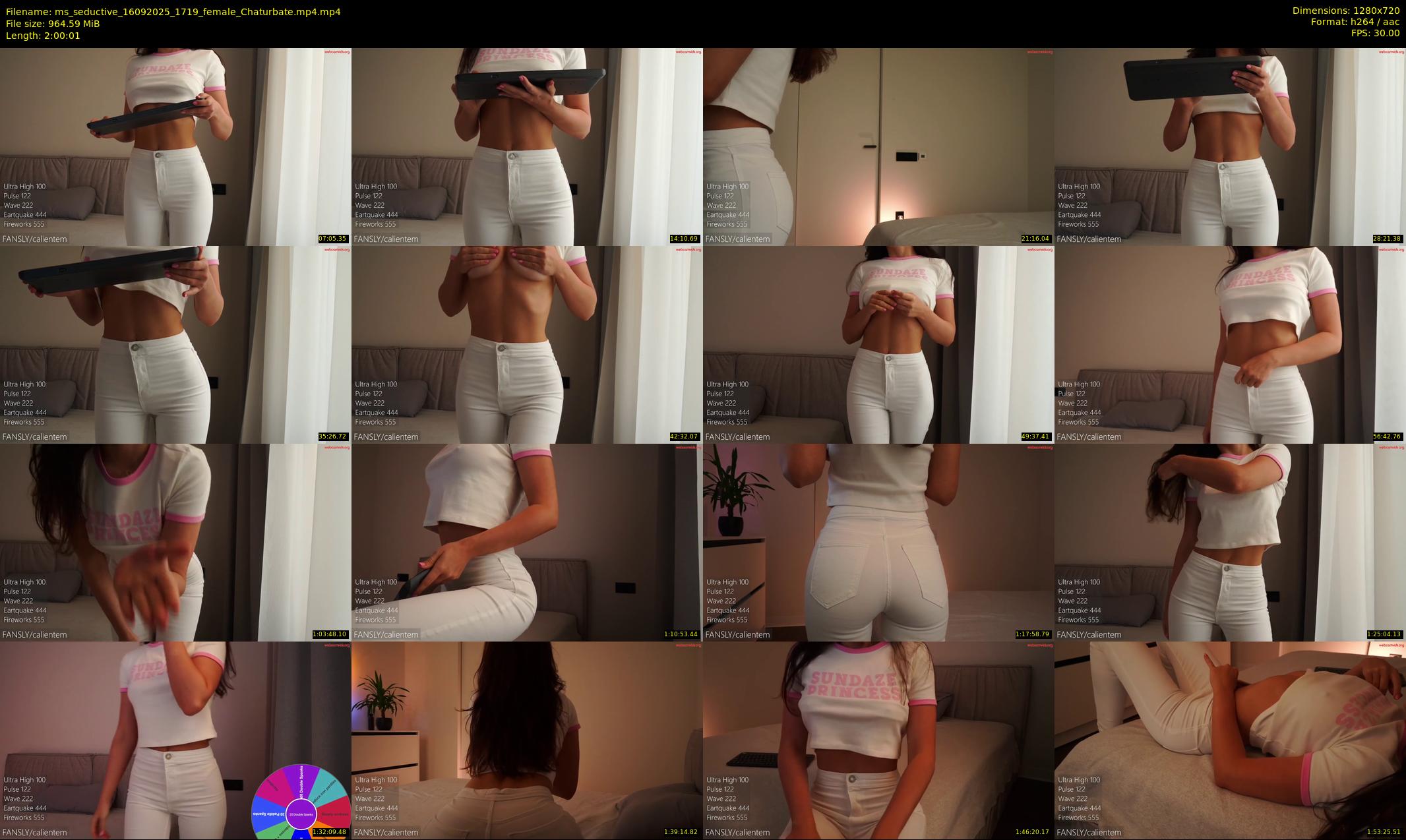 ms_seductive — 121 minute Chaturbate female cam show recording, 720p, Sep 16, 2025