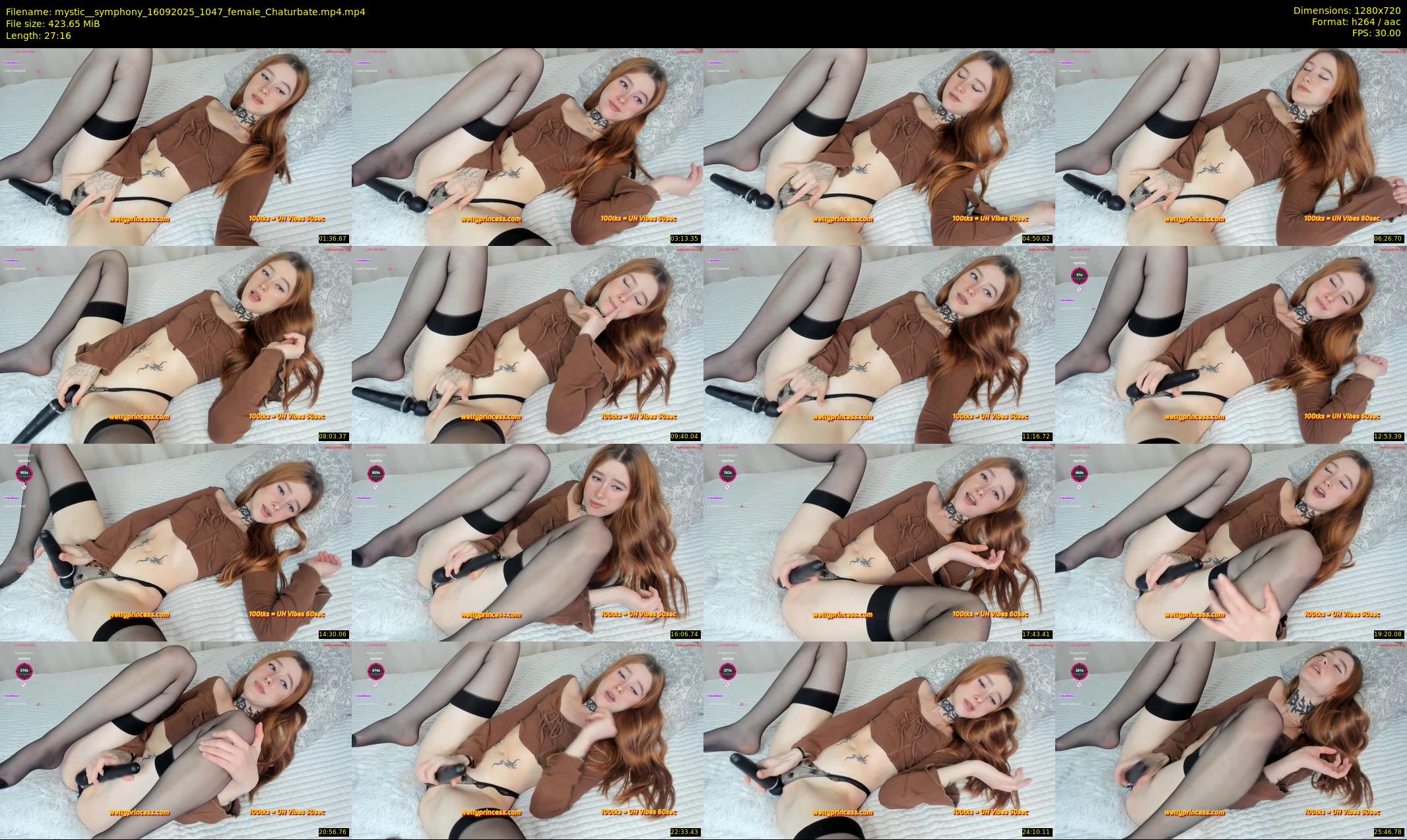 mystic__symphony — 28 minute Chaturbate female cam show recording, 720p, Sep 16, 2025
