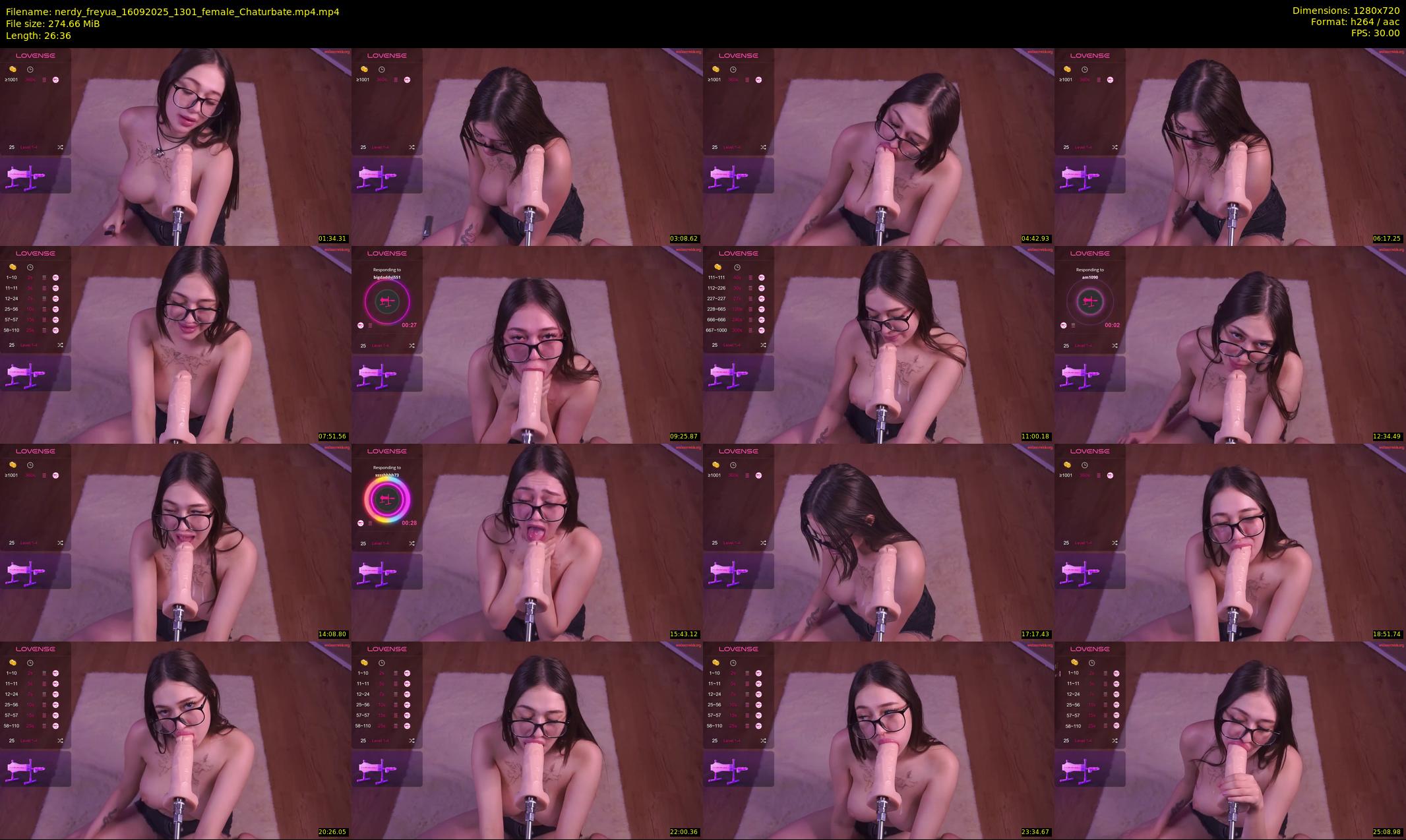 nerdy_freyua — 27 minute Chaturbate female cam show recording, 720p, Sep 16, 2025