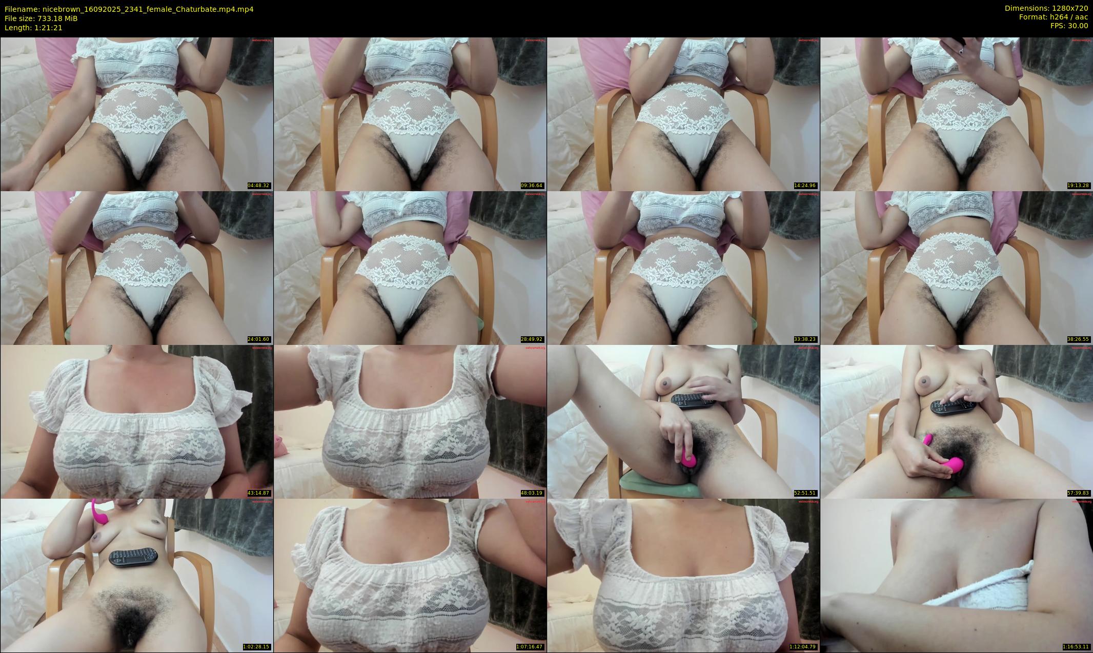 nicebrown — 82 minute Chaturbate female cam show recording, 720p, Sep 16, 2025