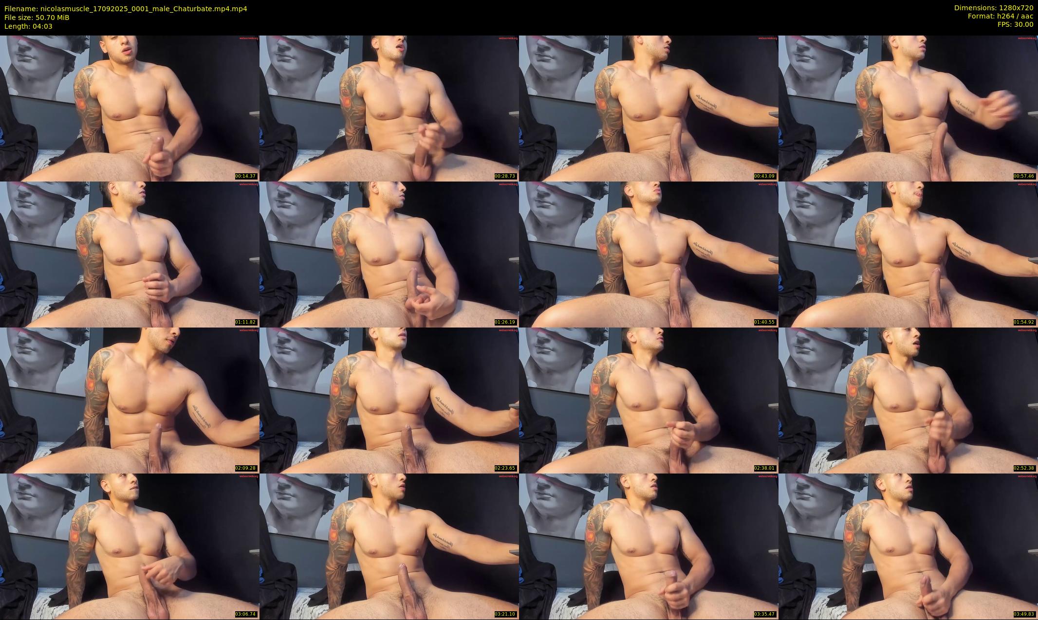 nicolasmuscle — 5 minute Chaturbate male cam show recording, 720p, Sep 17, 2025