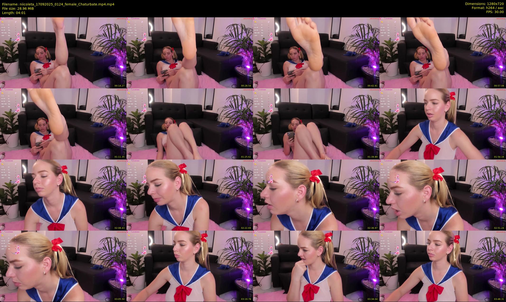 niicoleta — 5 minute Chaturbate female cam show recording, 720p, Sep 17, 2025