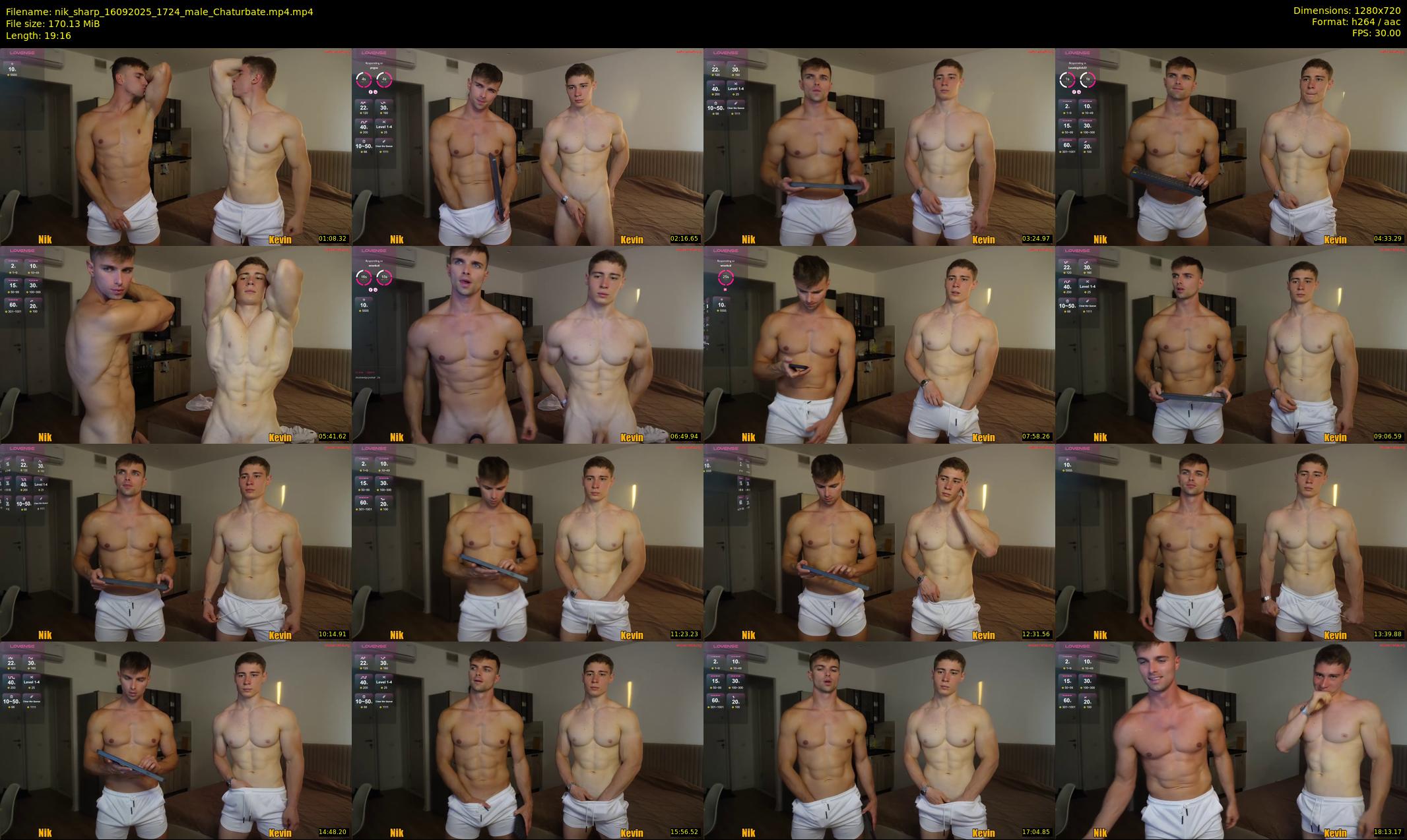 nik_sharp — 20 minute Chaturbate male cam show recording, 720p, Sep 16, 2025