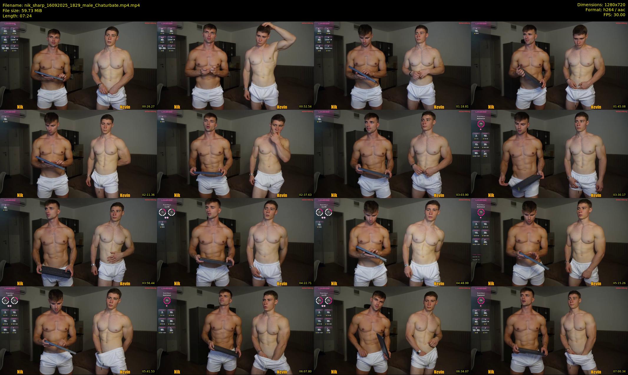 nik_sharp — 8 minute Chaturbate male cam show recording, 720p, Sep 16, 2025