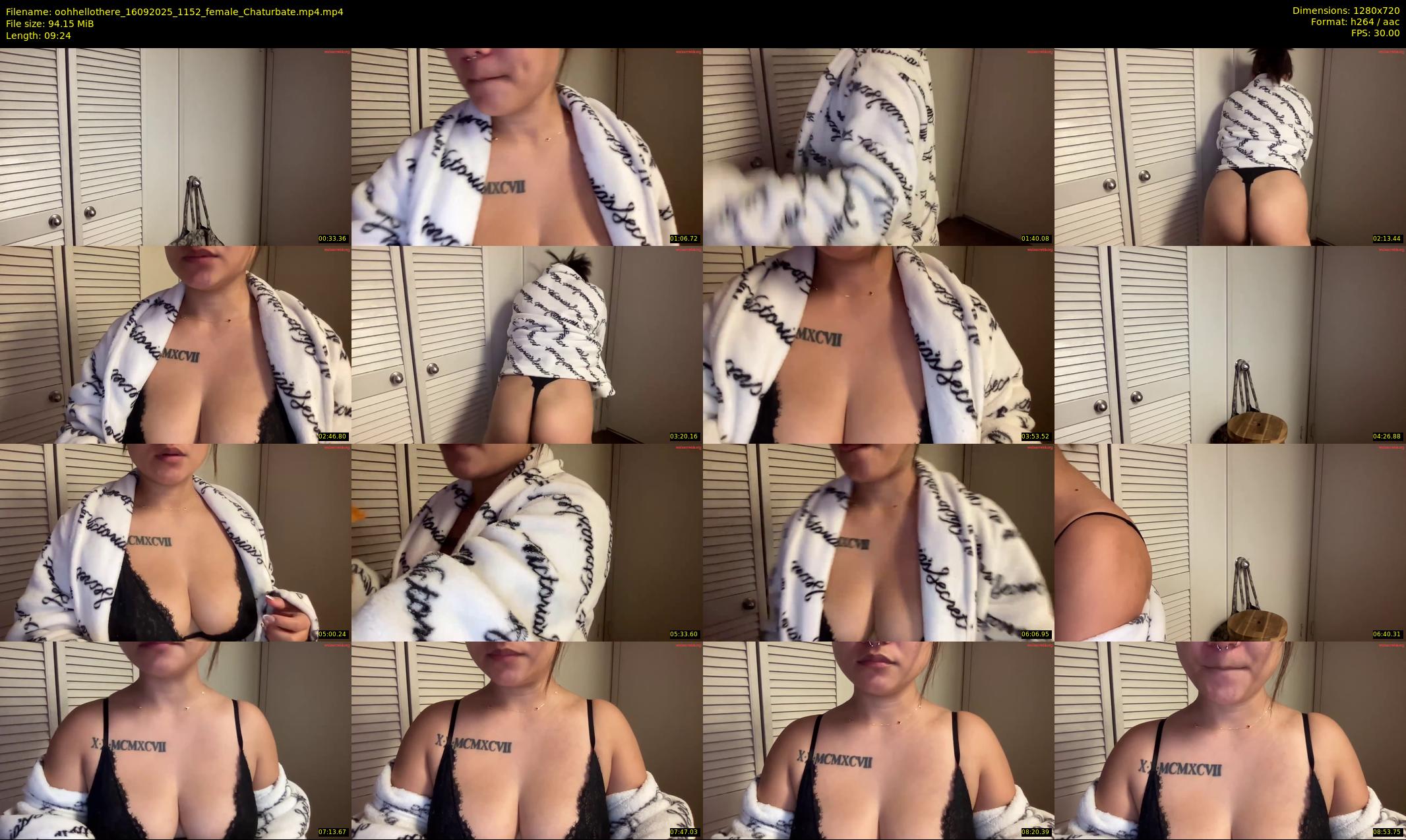 oohhellothere — 10 minute Chaturbate female cam show recording, 720p, Sep 16, 2025