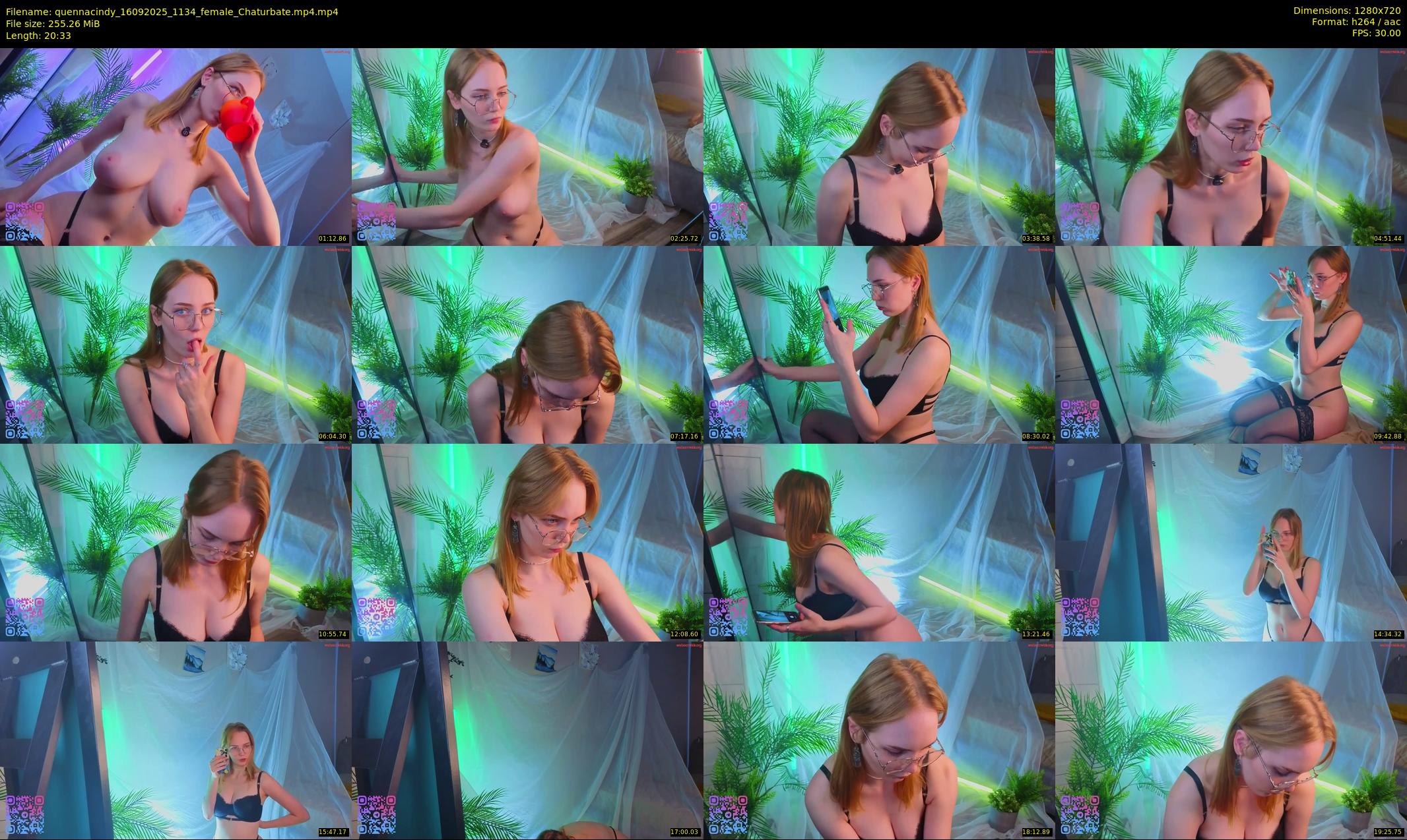 quennacindy — 21 minute Chaturbate female cam show recording, 720p, Sep 16, 2025