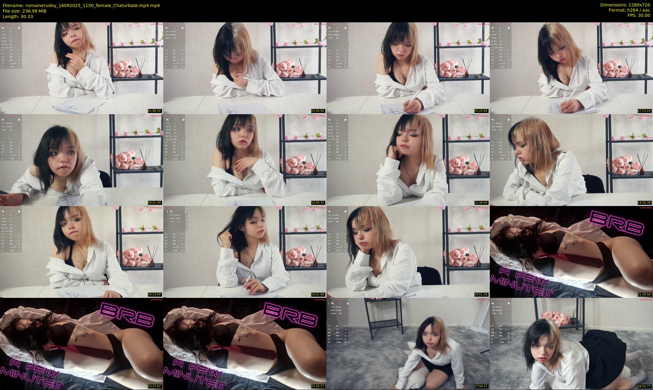 romainerudoy — 31 minute Chaturbate female cam show recording, 720p, Sep 16, 2025