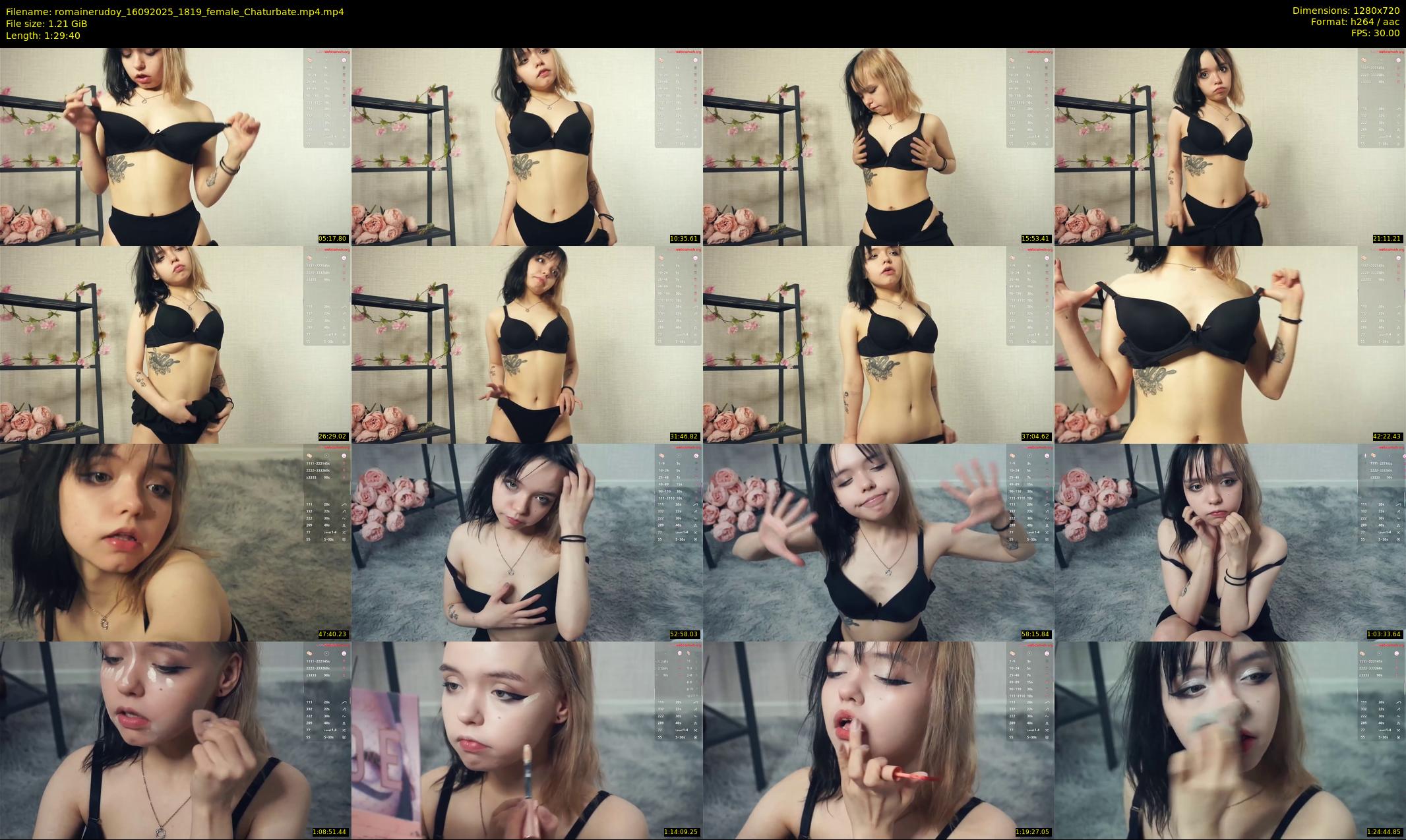 romainerudoy — 90 minute Chaturbate female cam show recording, 720p, Sep 16, 2025