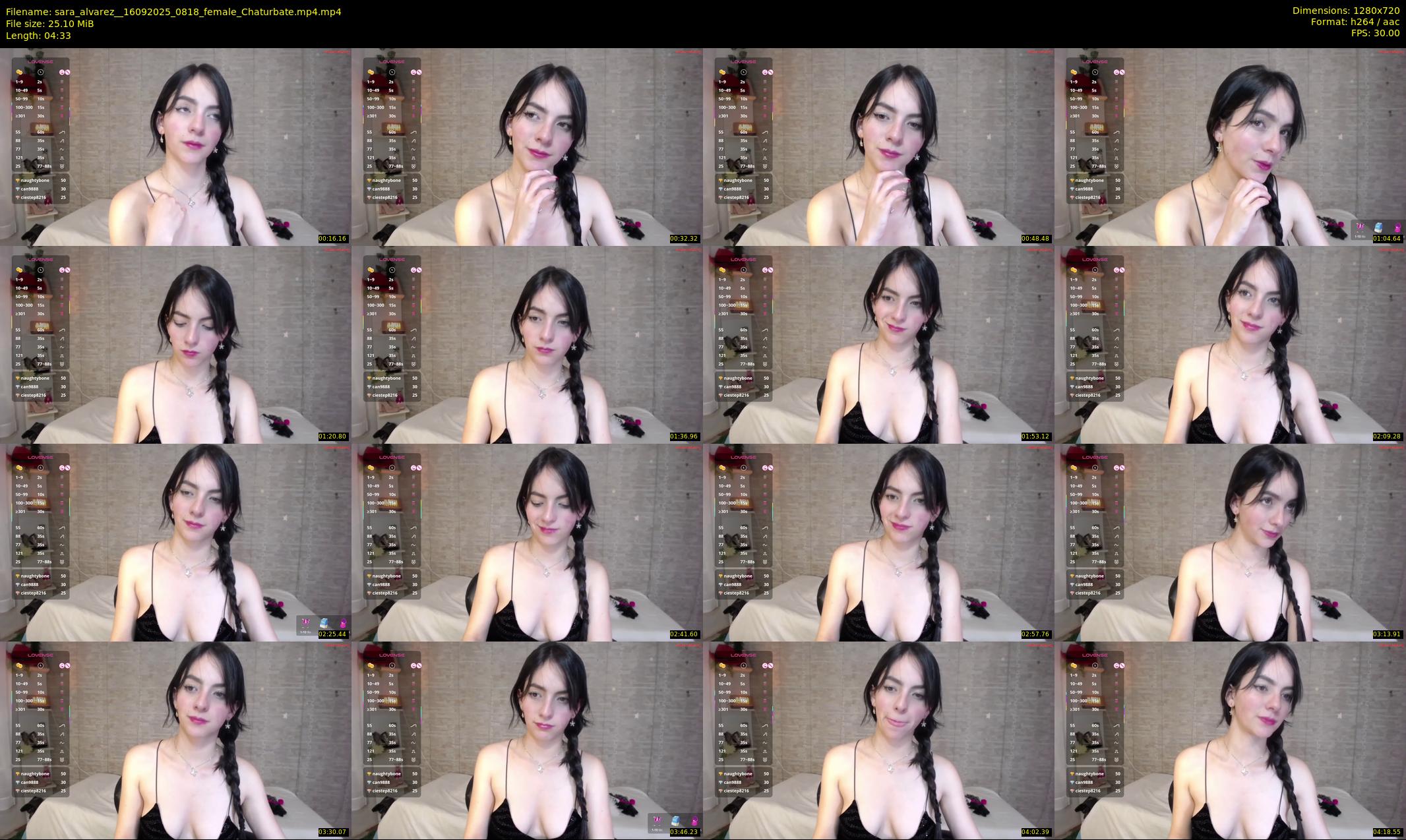 sara_alvarez_ — 5 minute Chaturbate female cam show recording, 720p, Sep 16, 2025