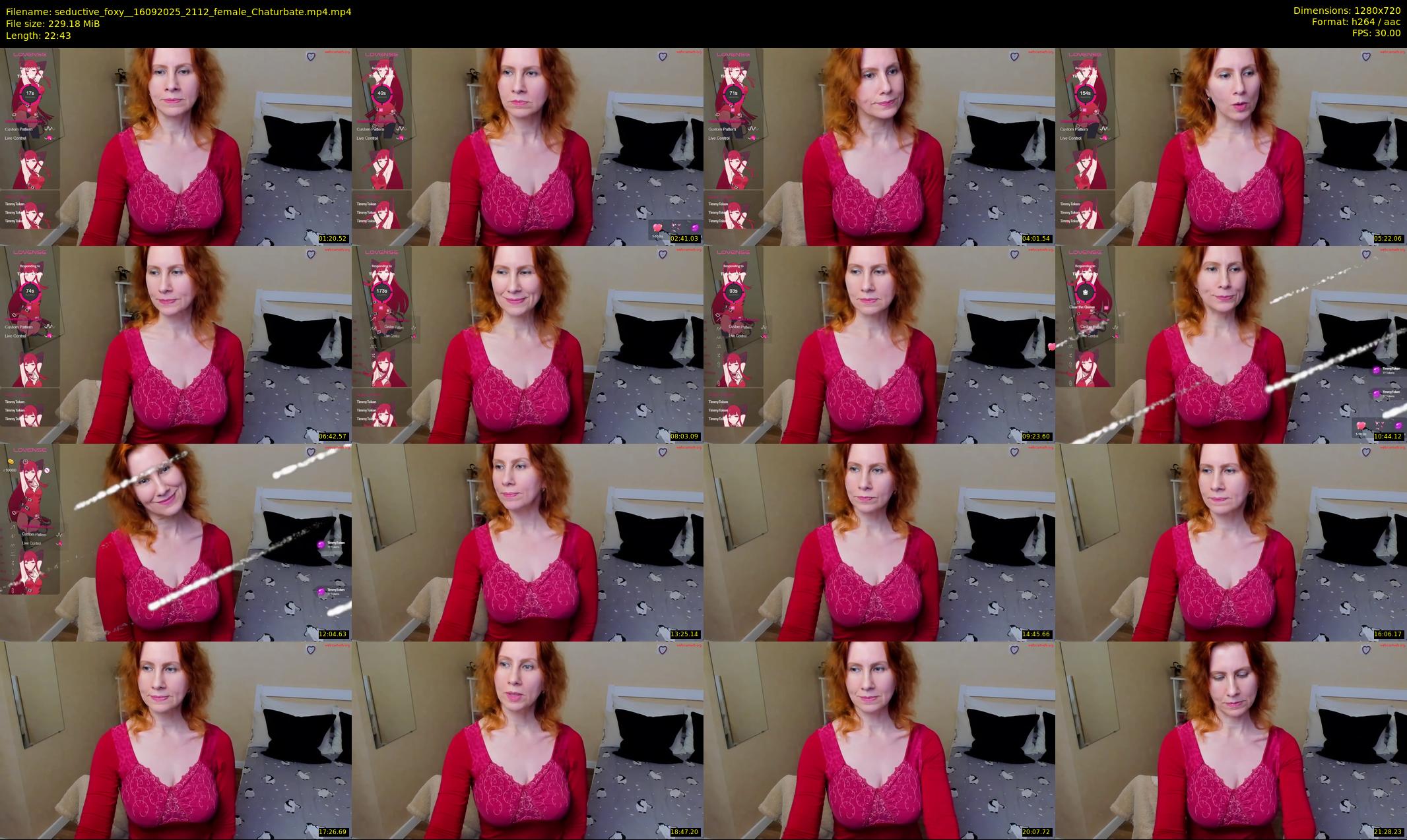 seductive_foxy_ — 23 minute Chaturbate female cam show recording, 720p, Sep 16, 2025