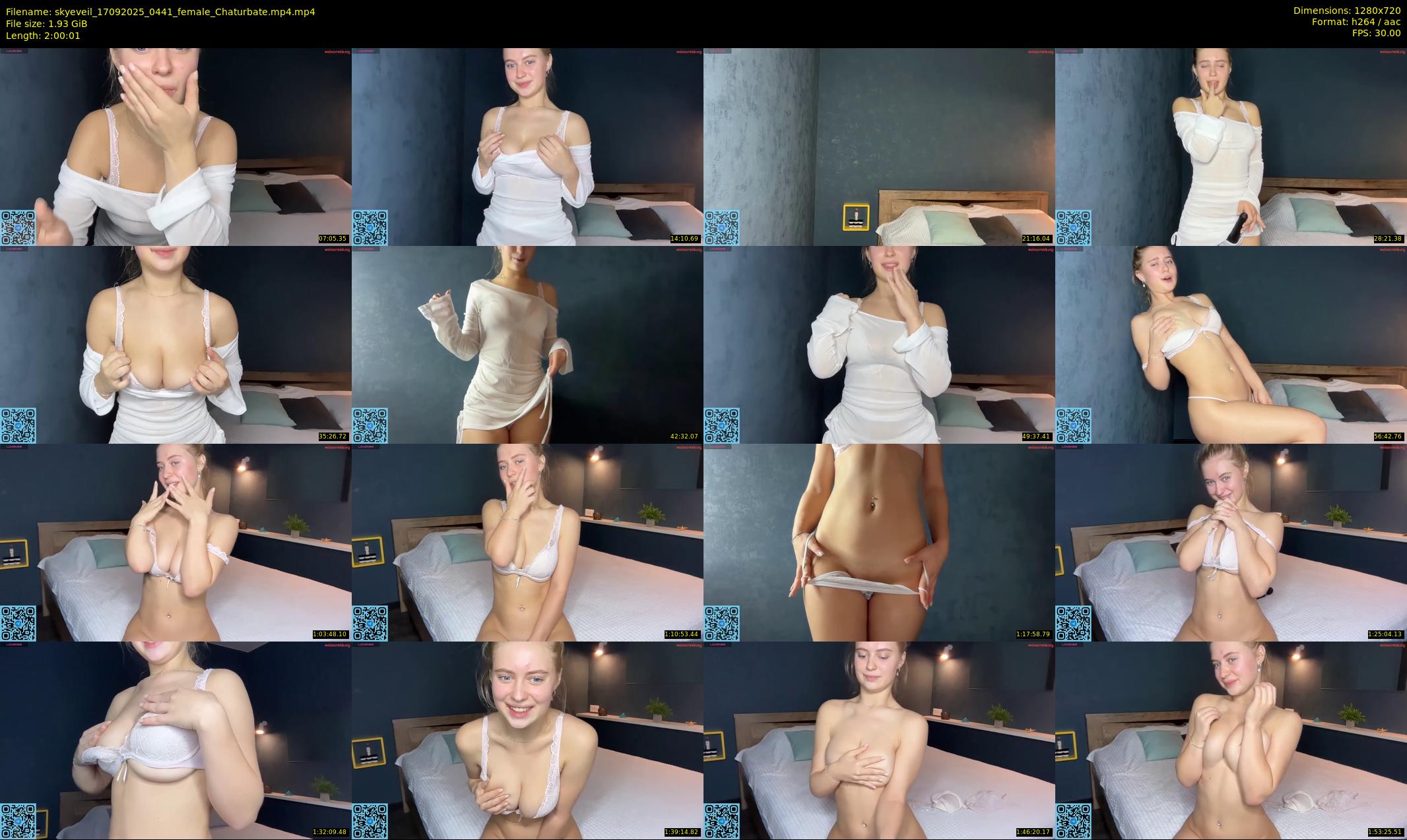 skyeveil — 121 minute Chaturbate female cam show recording, 720p, Sep 17, 2025