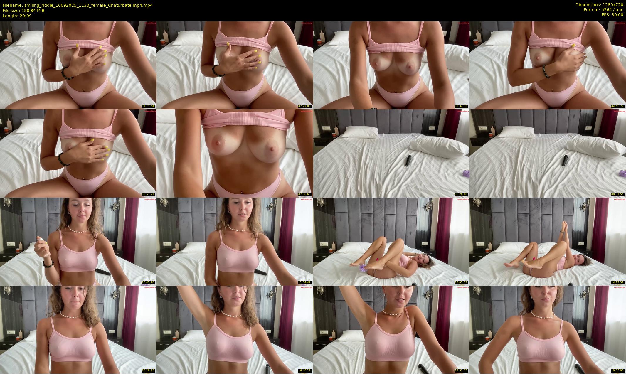 smiling_riddle — 21 minute Chaturbate female cam show recording, 720p, Sep 16, 2025