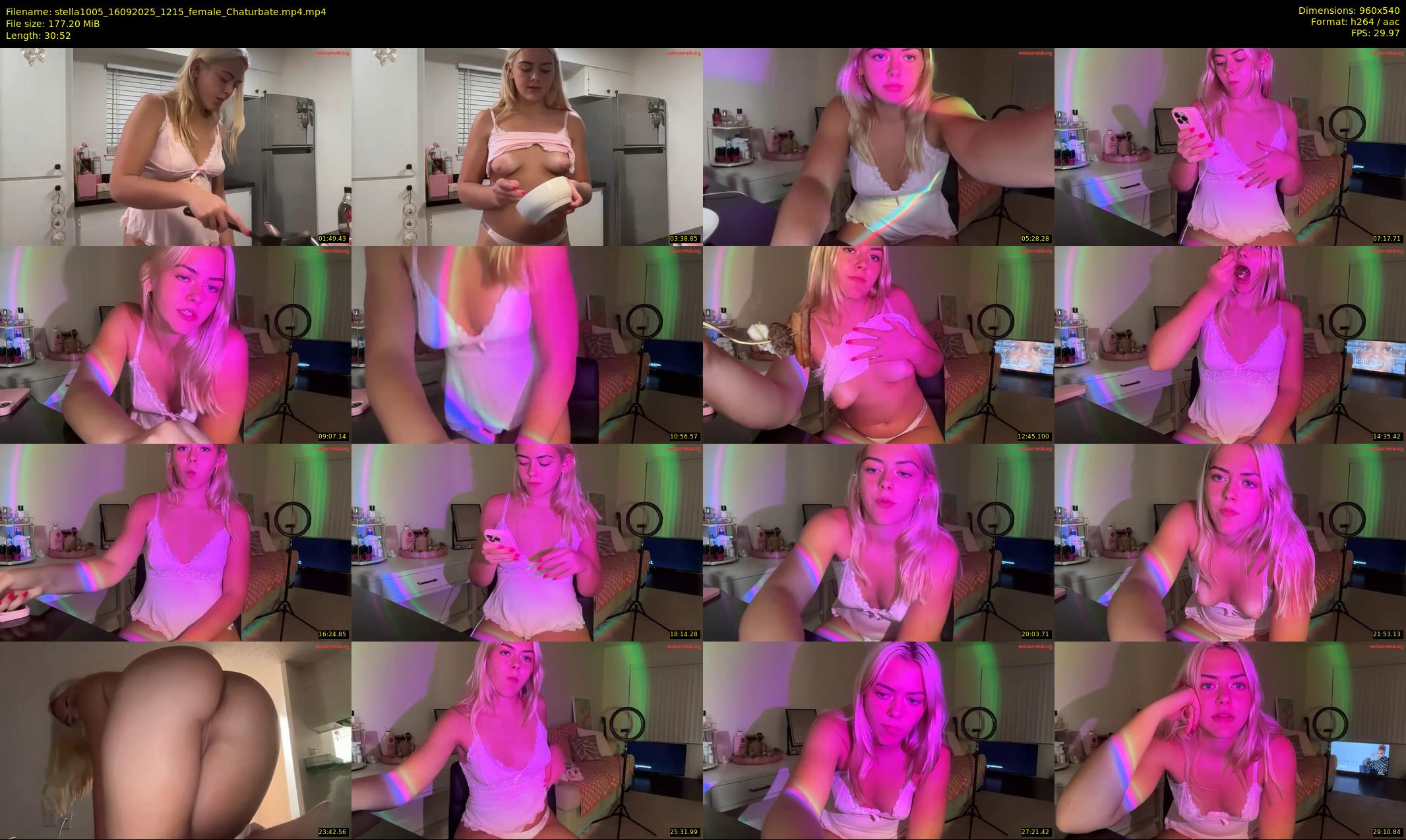 stella1005 — 31 minute Chaturbate female cam show recording, 480p, Sep 16, 2025