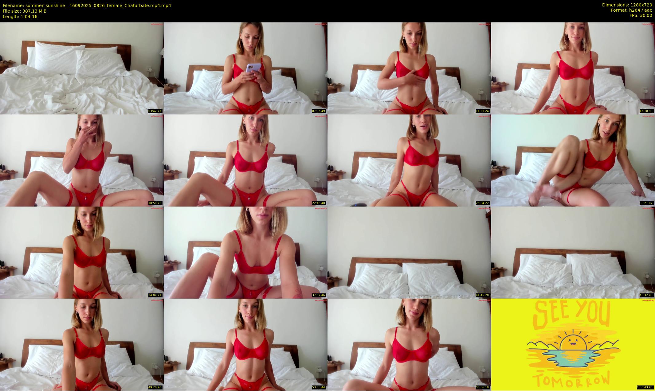 summer_sunshine_ — 65 minute Chaturbate female cam show recording, 720p, Sep 16, 2025