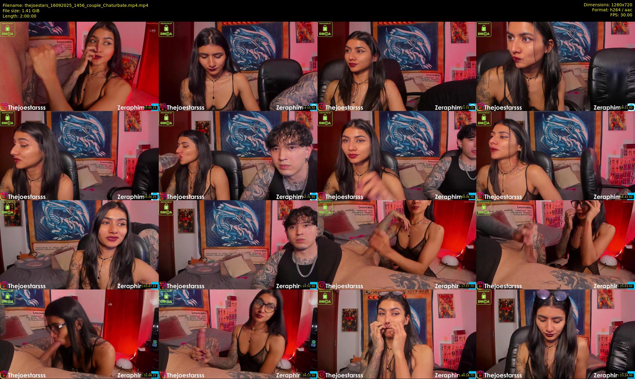 thejoestars — 120 minute Chaturbate couple cam show recording, 720p, Sep 16, 2025