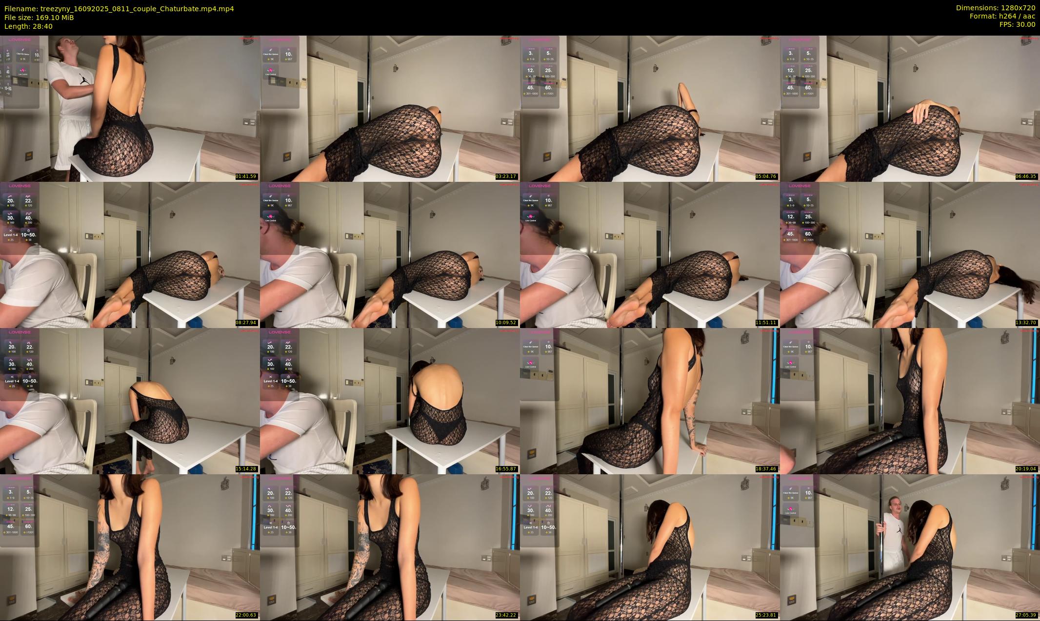 treezyny — 29 minute Chaturbate couple cam show recording, 720p, Sep 16, 2025