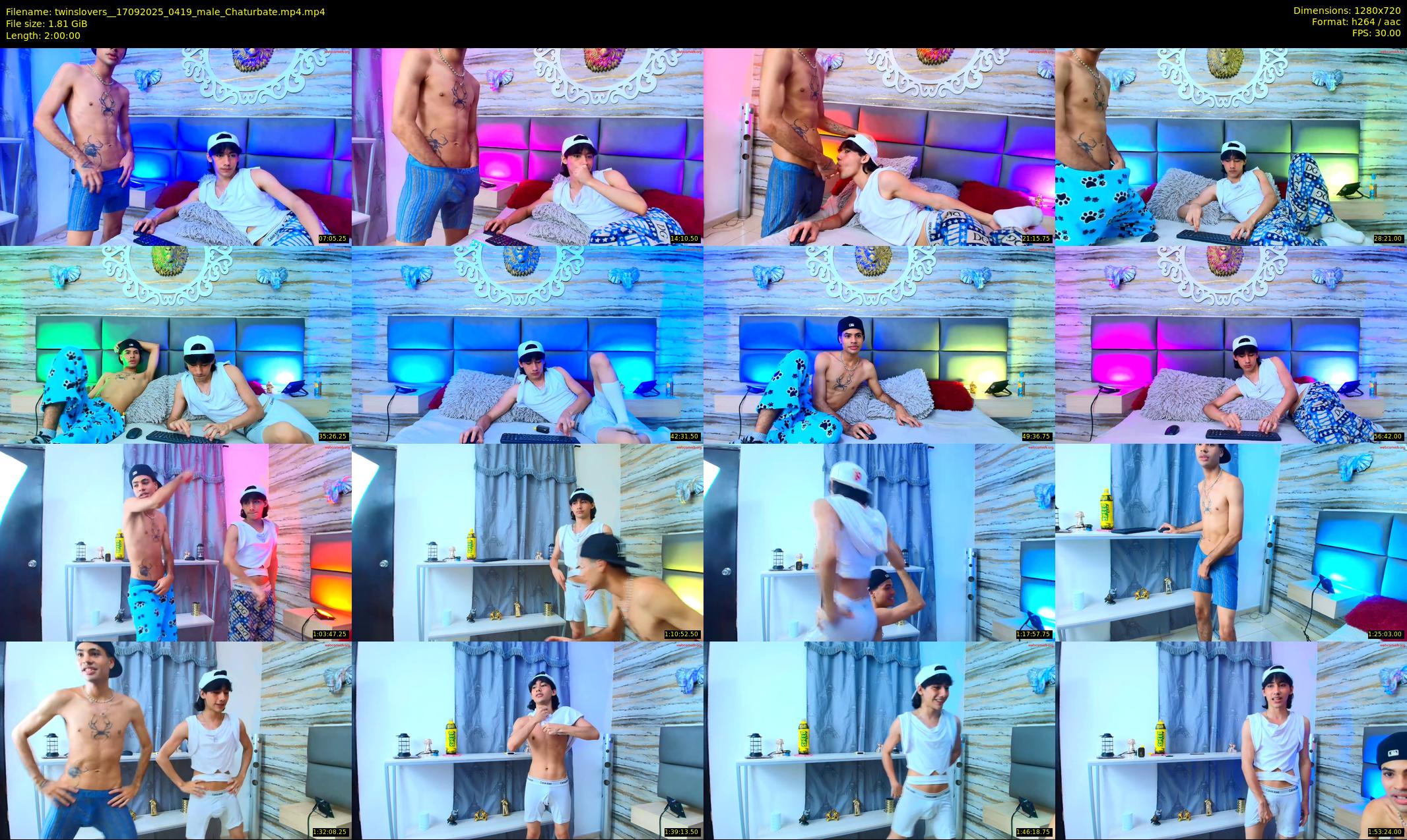 twinslovers_ — 120 minute Chaturbate couple cam show recording, 720p, Sep 17, 2025