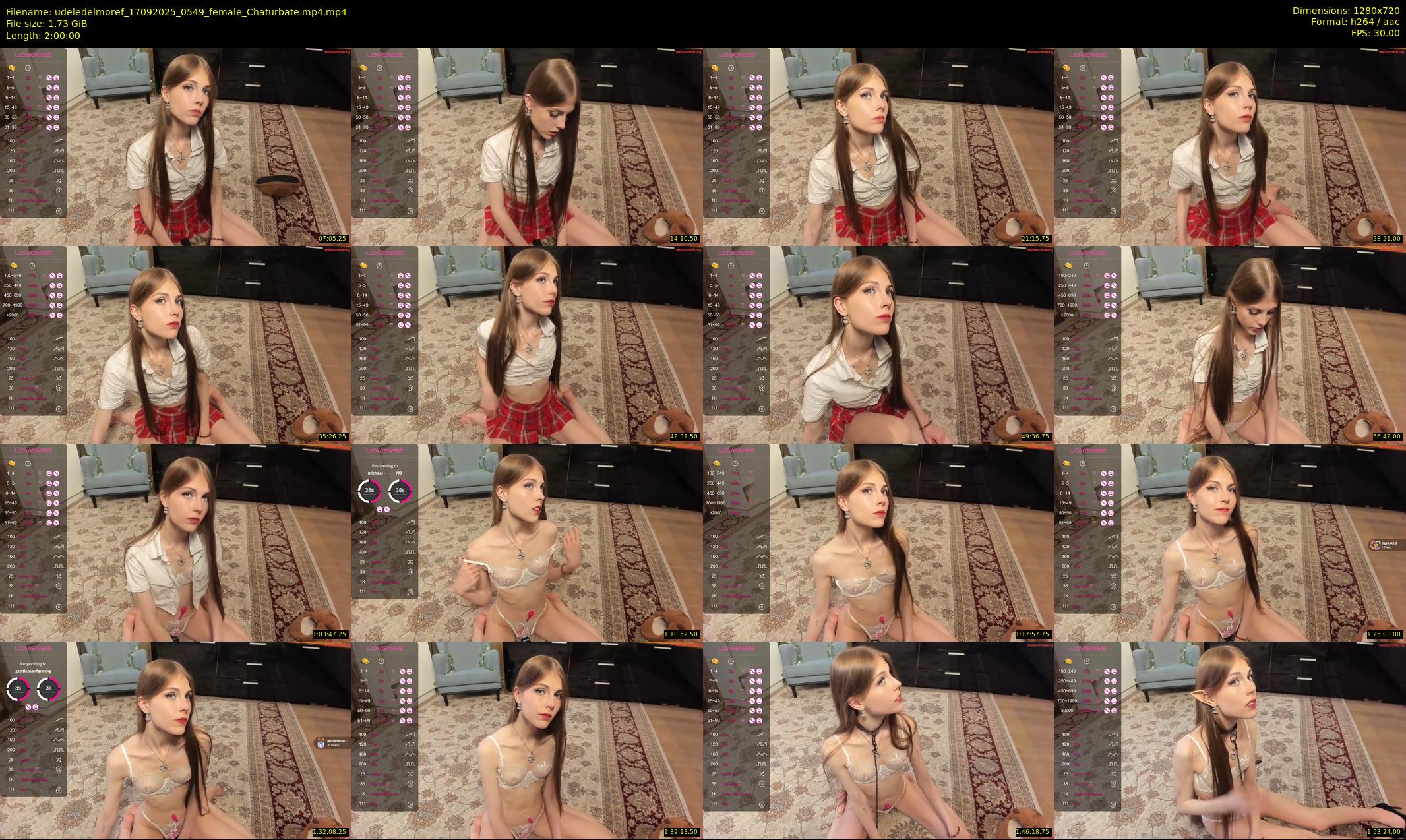 udeledelmoref — 120 minute Chaturbate female cam show recording, 720p, Sep 17, 2025