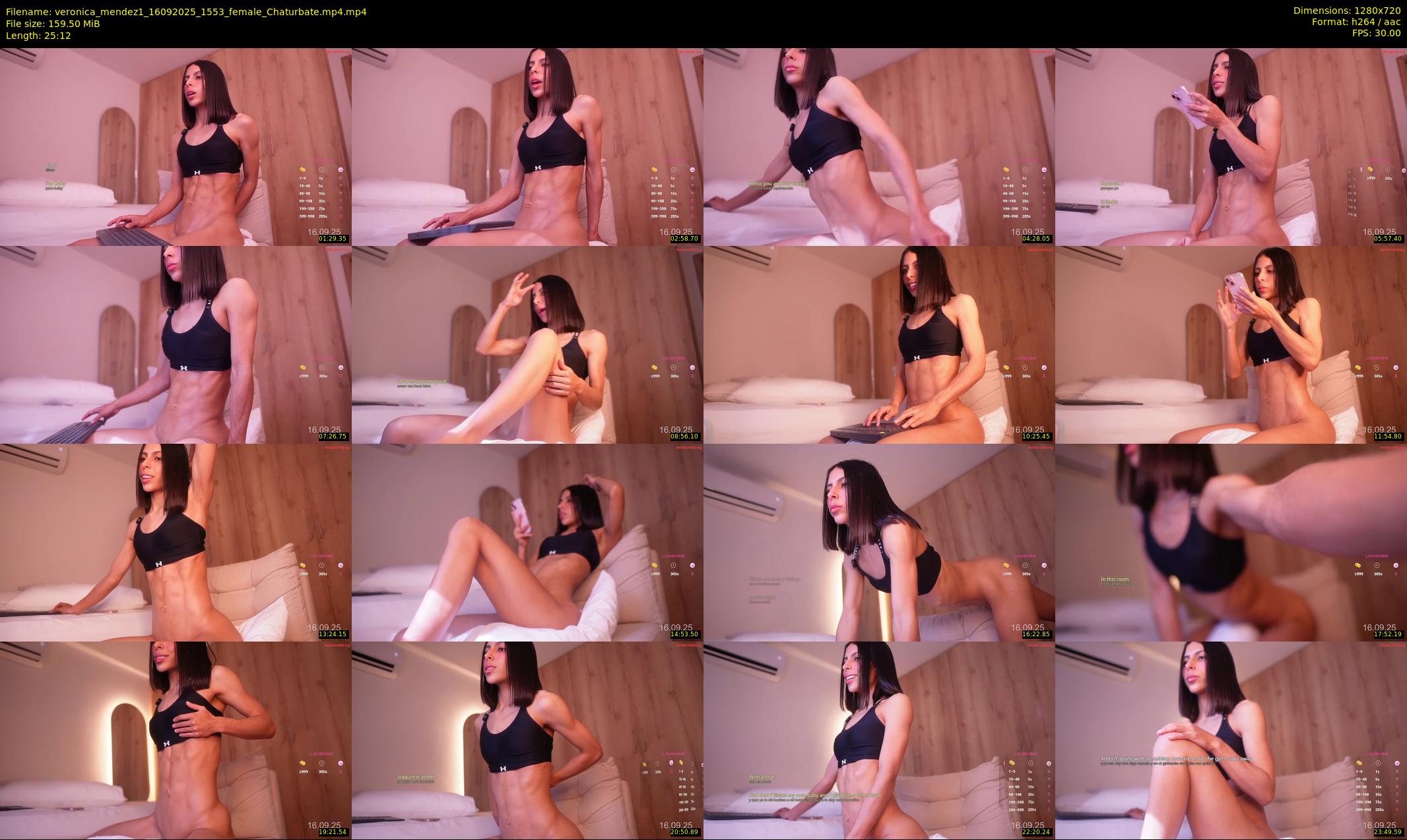 veronica_mendez1 — 26 minute Chaturbate female cam show recording, 720p, Sep 16, 2025