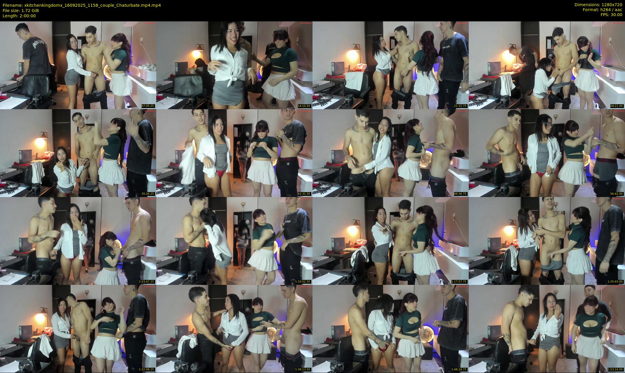 xkitchenkingdomx — 120 minute Chaturbate couple cam show recording, 720p, Sep 16, 2025