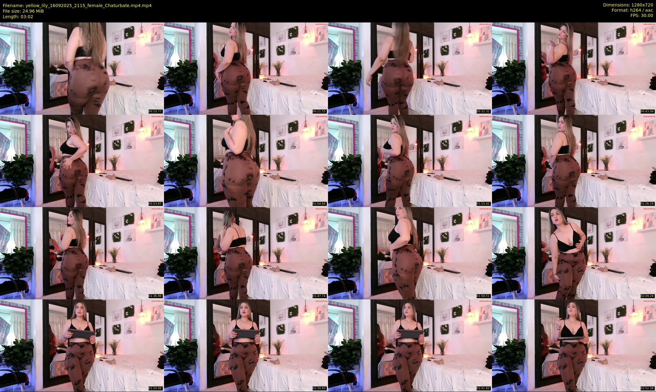 yellow_lily — 4 minute Chaturbate female cam show recording, 720p, Sep 16, 2025
