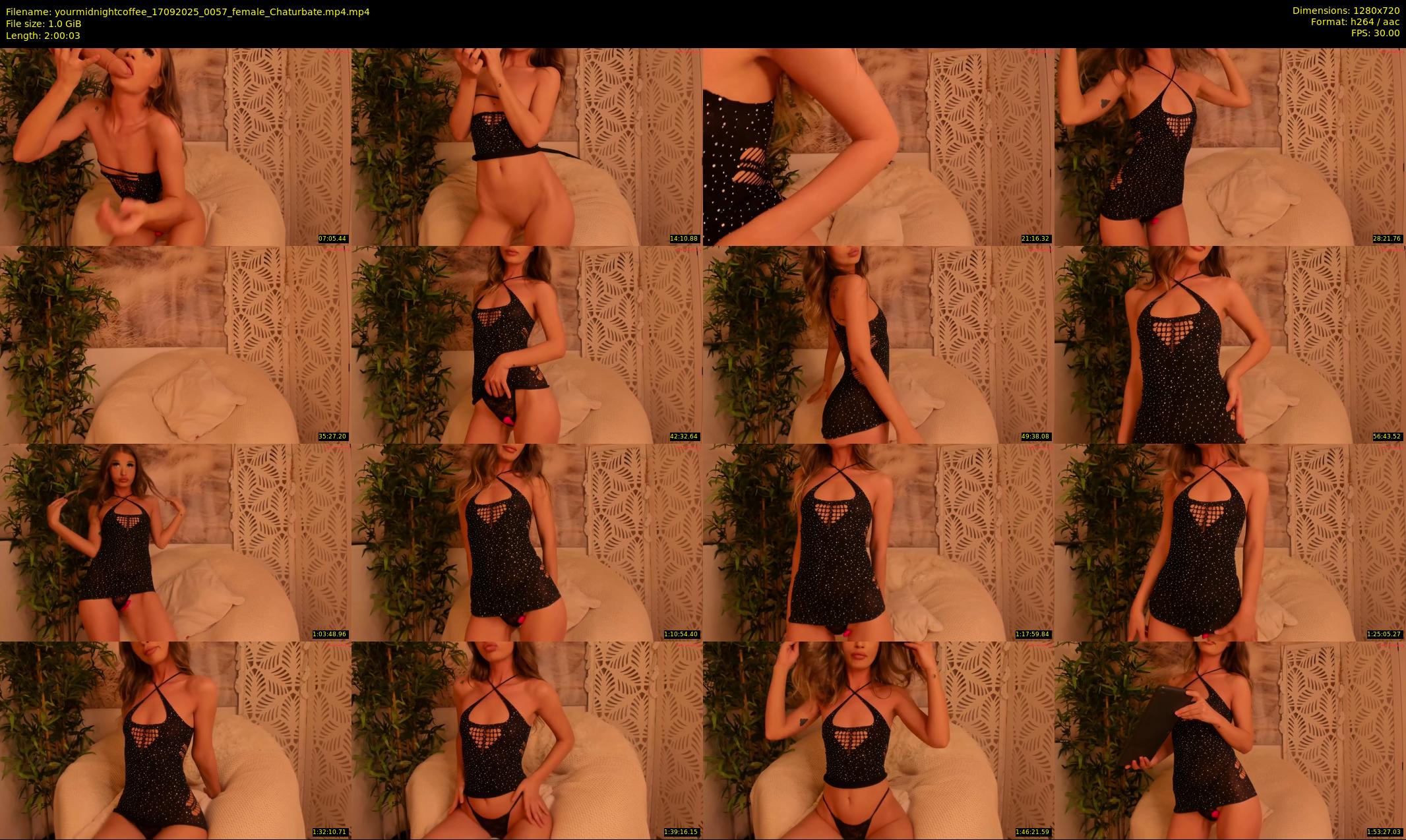 yourmidnightcoffee — 121 minute Chaturbate female cam show recording, 720p, Sep 17, 2025