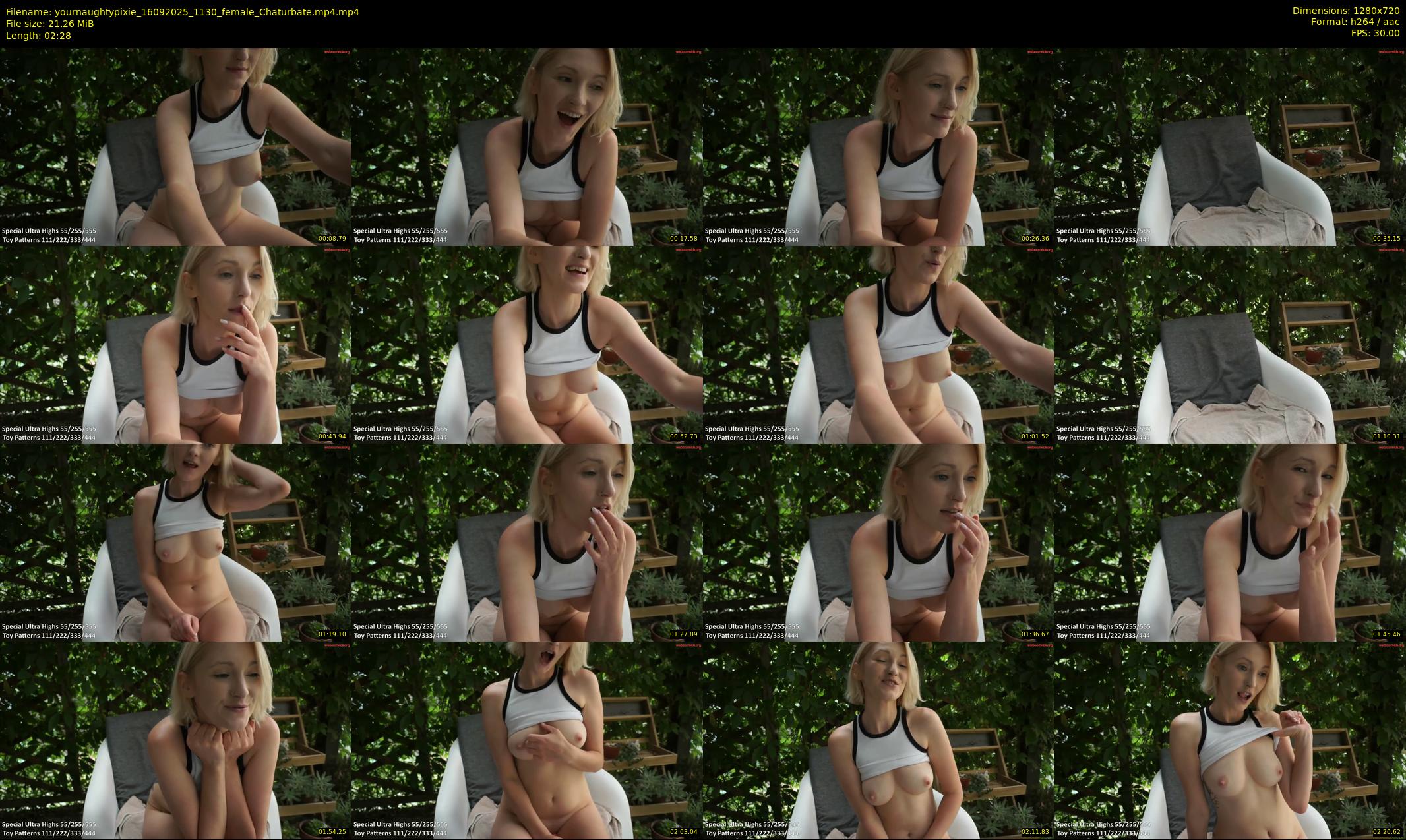 yournaughtypixie — 3 minute Chaturbate couple cam show recording, 720p, Sep 16, 2025