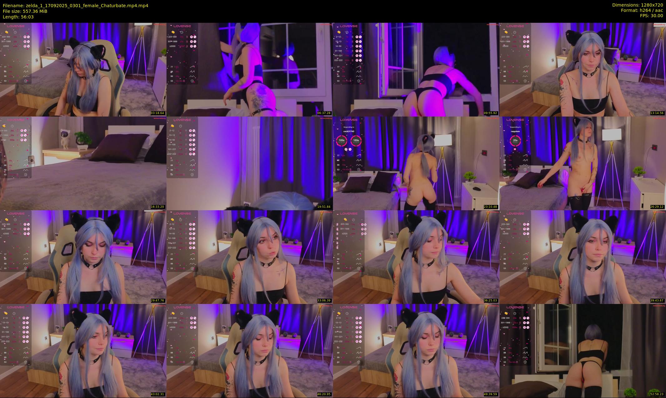 zelda_1 — 57 minute Chaturbate female cam show recording, 720p, Sep 17, 2025