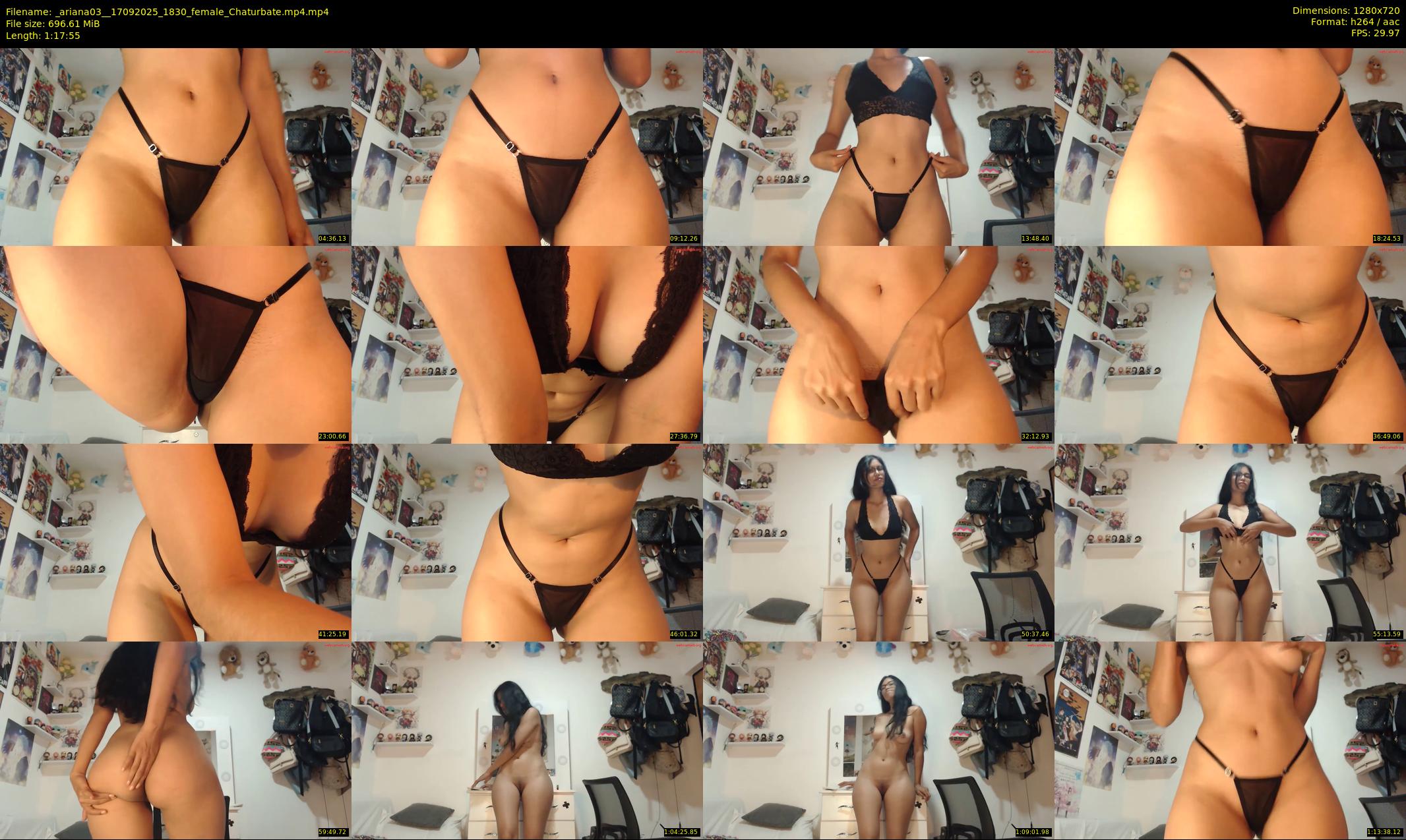 _ariana03_ — 78 minute Chaturbate female cam show recording, 720p, Sep 17, 2025