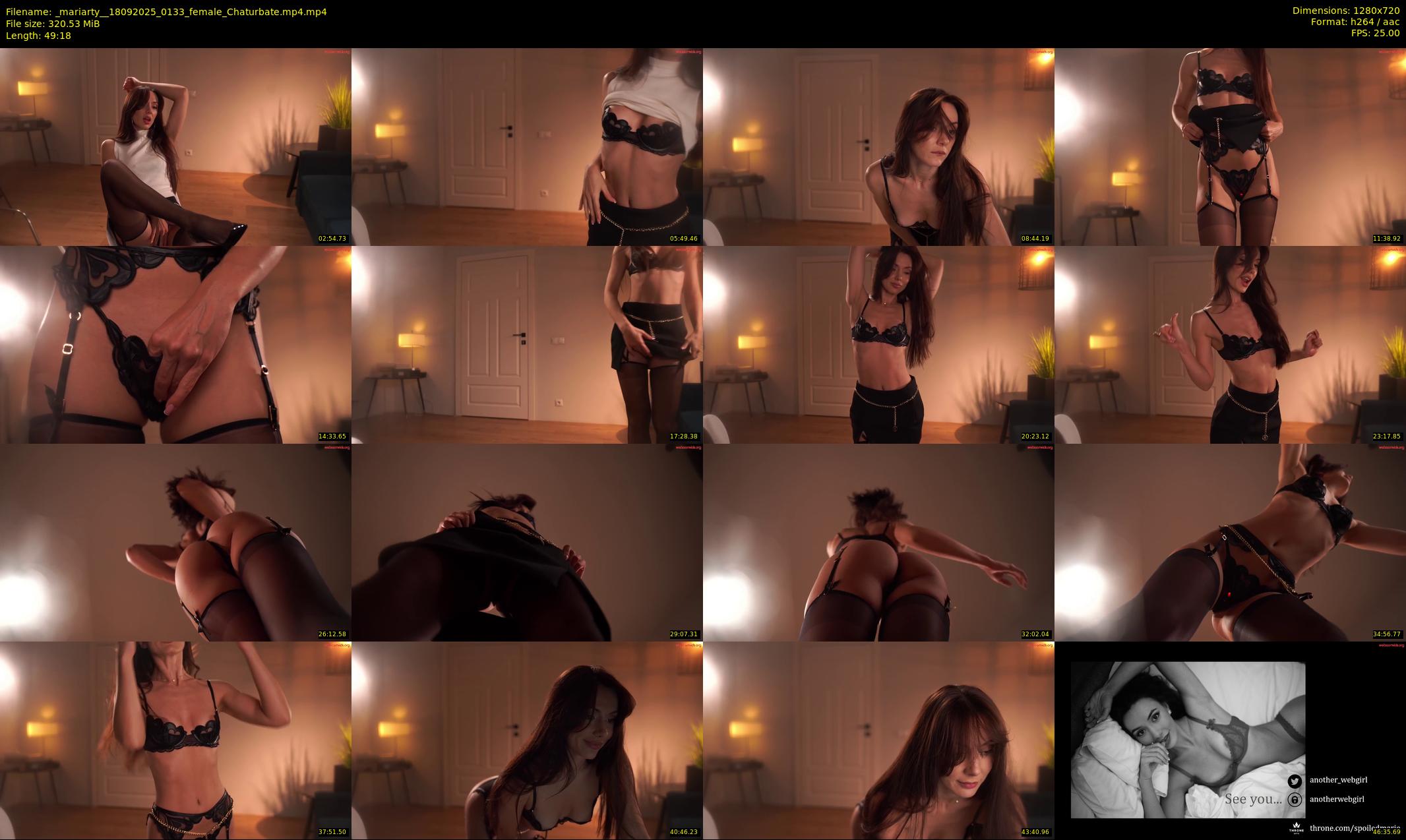 _mariarty_ — 50 minute Chaturbate female cam show recording, 720p, Sep 18, 2025