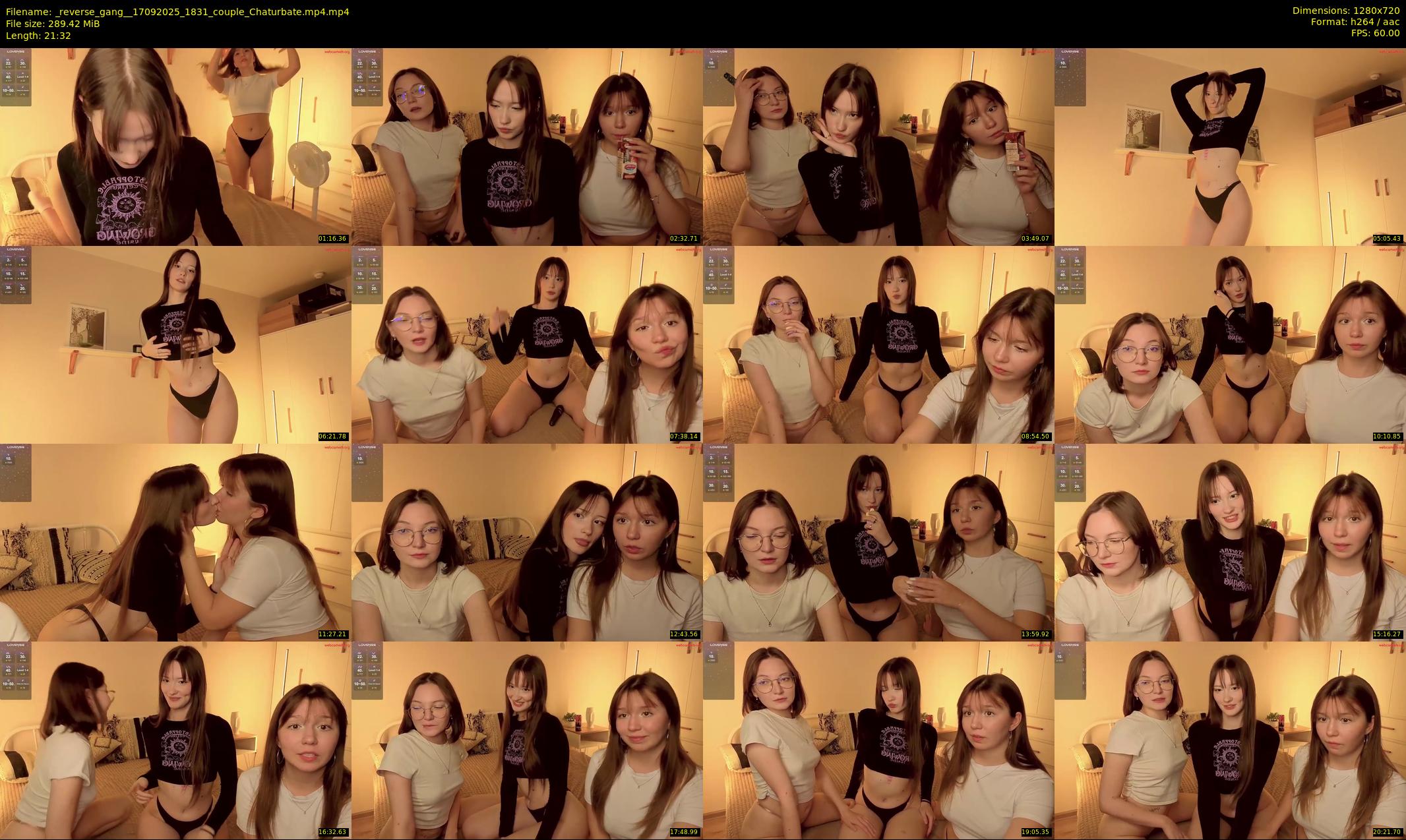 _reverse_gang_ — 22 minute Chaturbate couple cam show recording, 720p, Sep 17, 2025