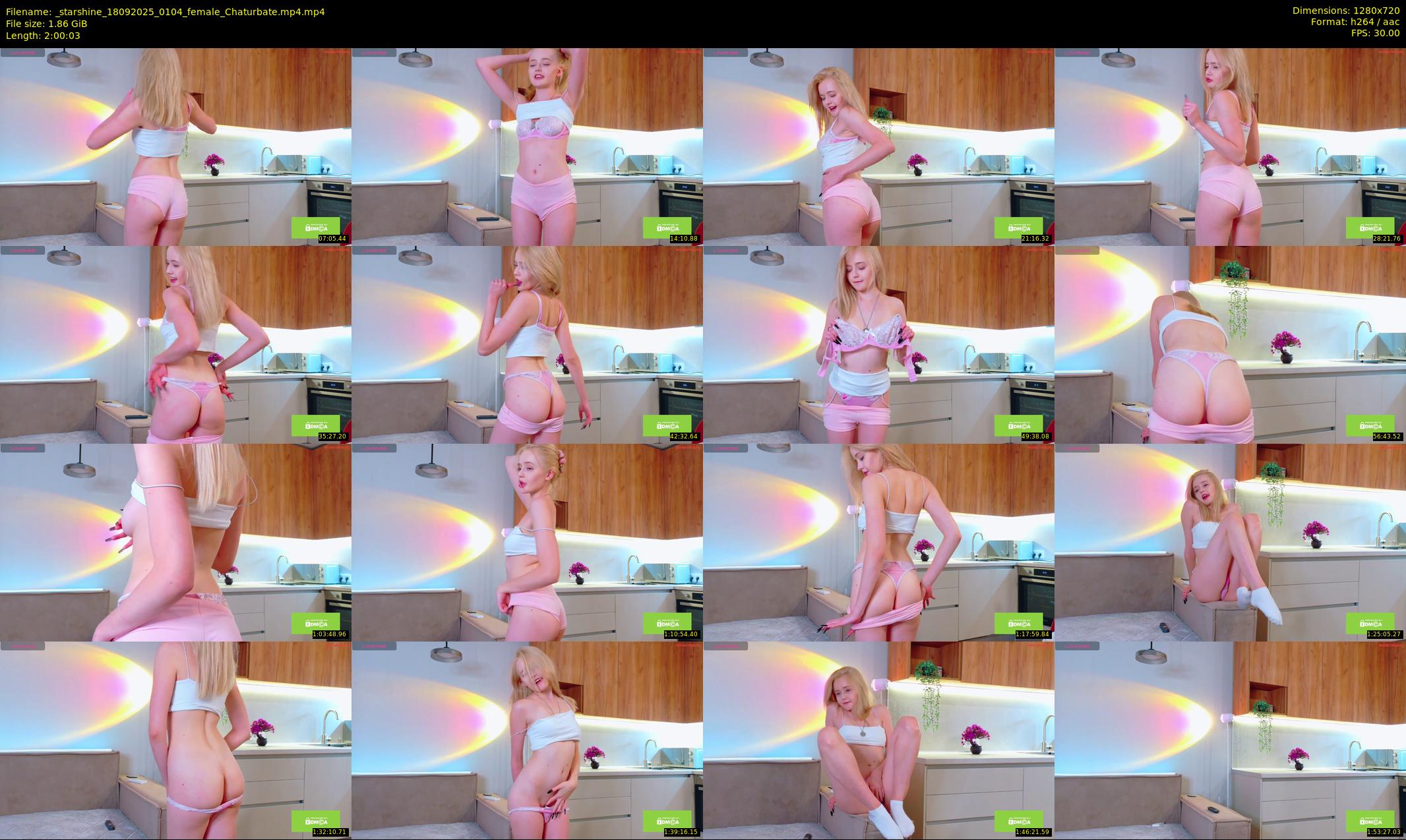 _starshine — 121 minute Chaturbate female cam show recording, 720p, Sep 18, 2025
