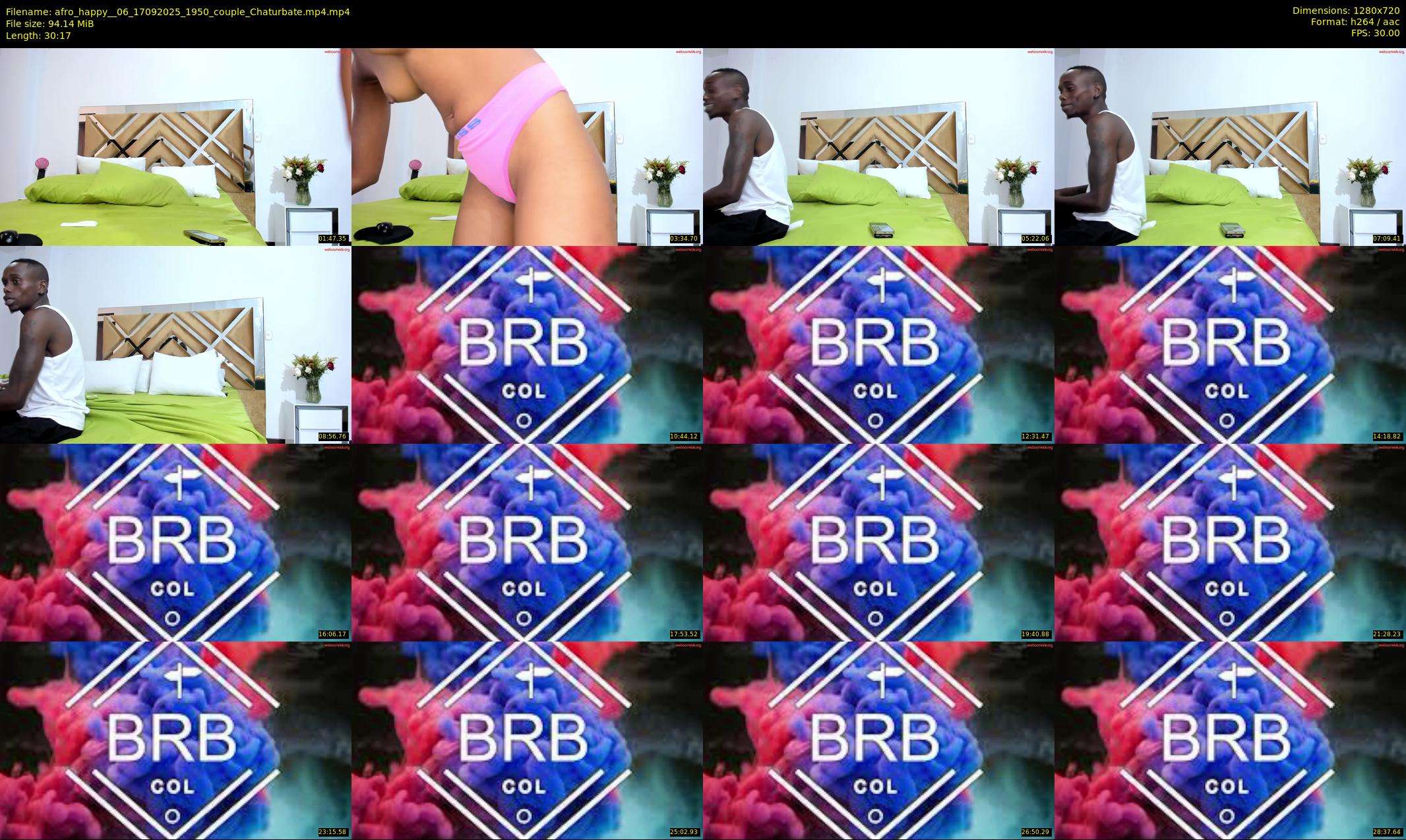 afro_happy__06 — 31 minute Chaturbate couple cam show recording, 720p, Sep 17, 2025
