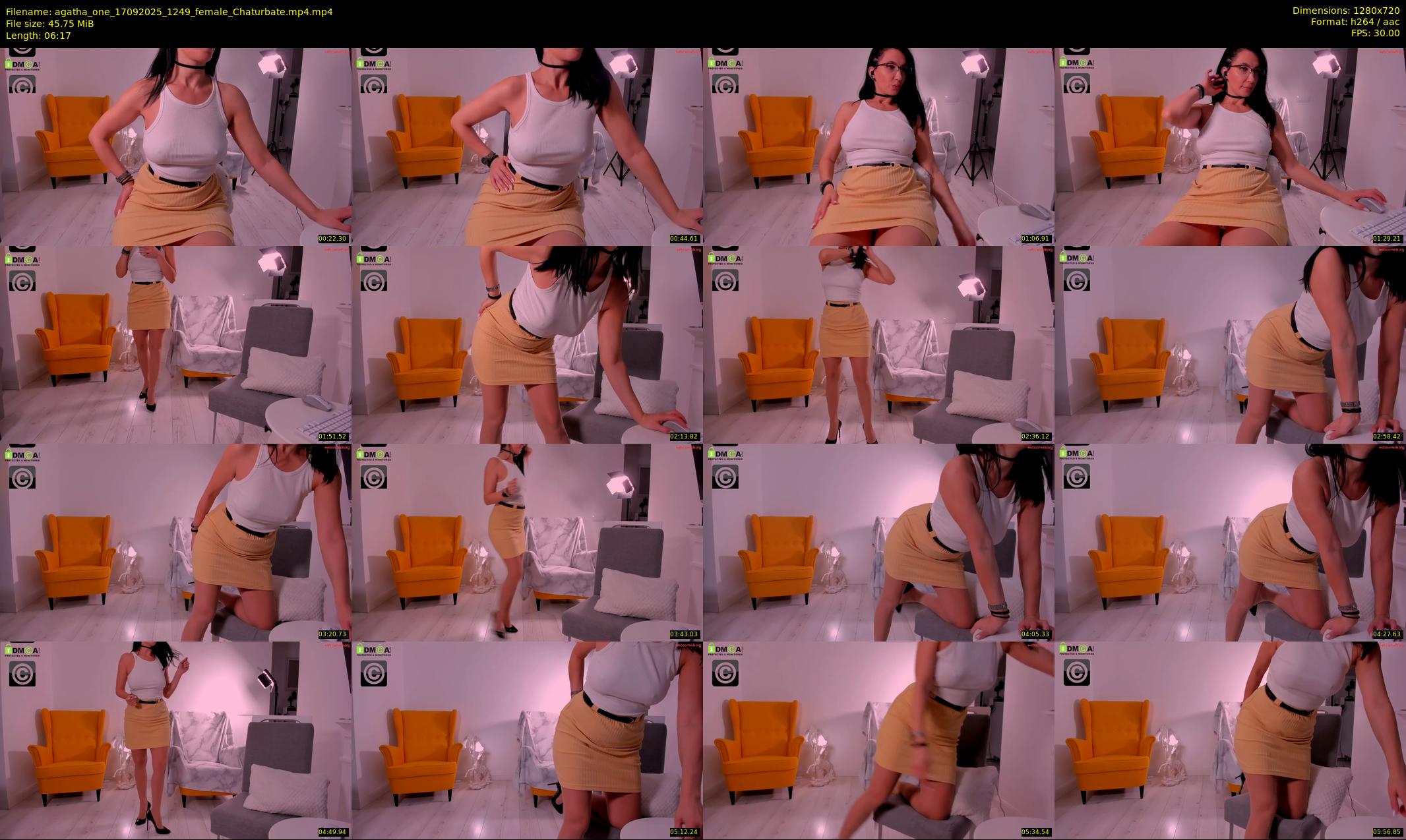 agatha_one — 7 minute Chaturbate female cam show recording, 720p, Sep 17, 2025