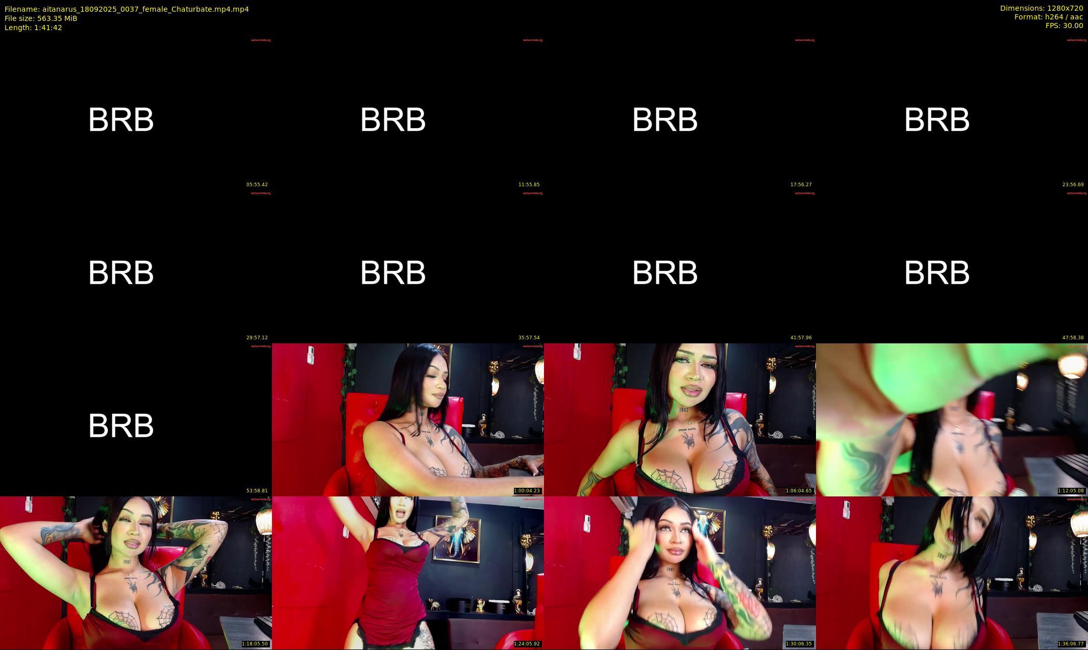 aitanarus — 102 minute Chaturbate female cam show recording, 720p, Sep 18, 2025