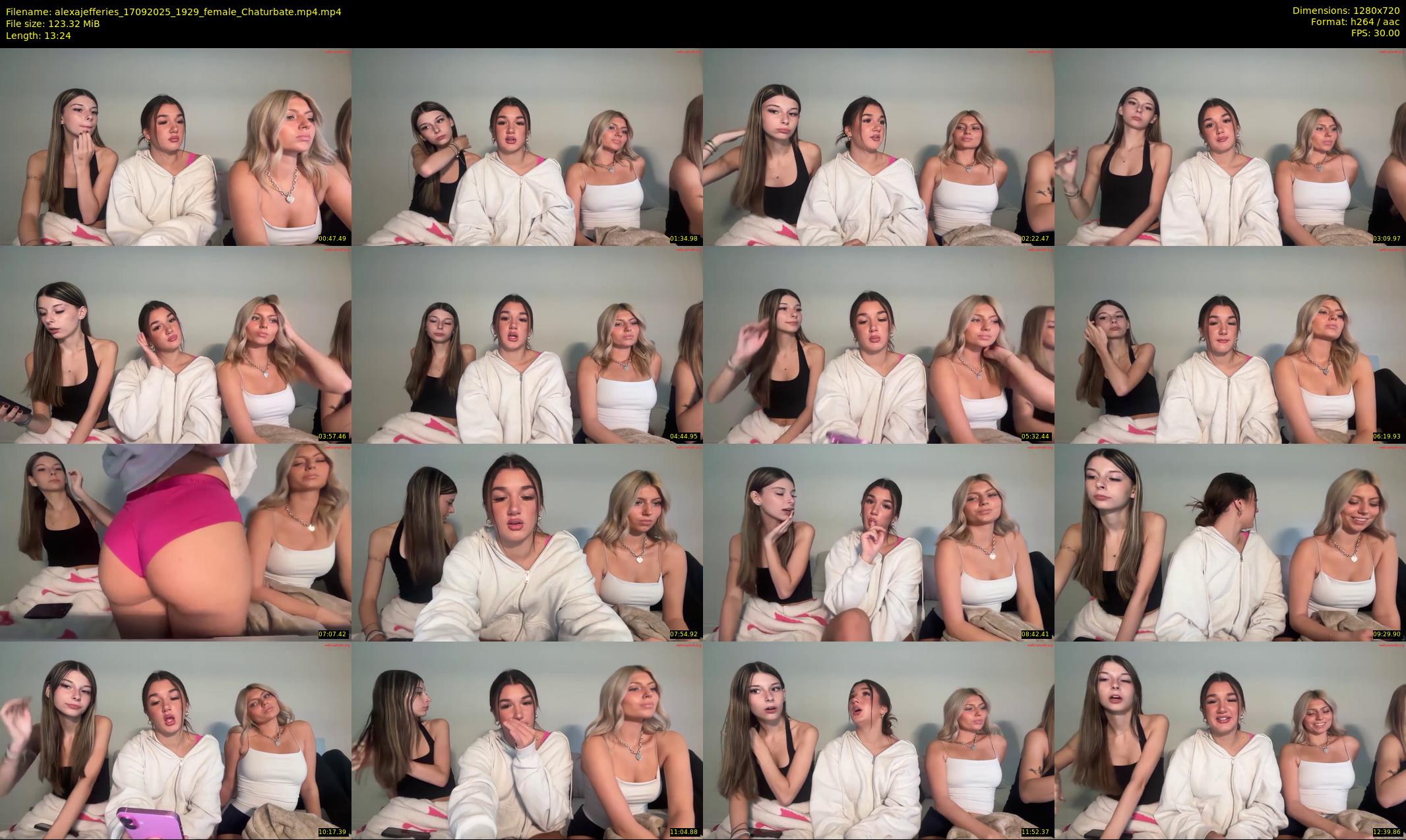 alexajefferies — 14 minute Chaturbate female cam show recording, 720p, Sep 17, 2025