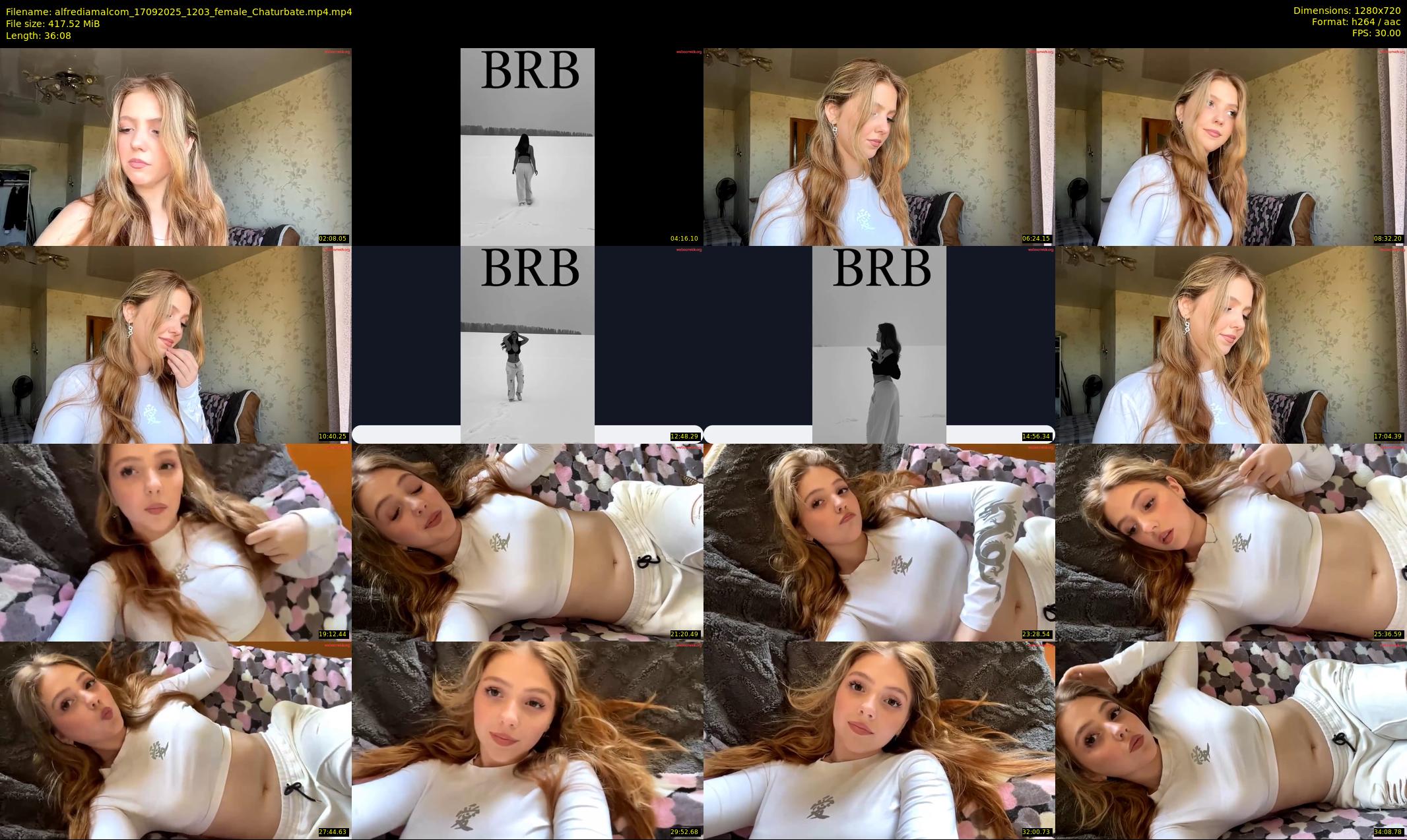 alfrediamalcom — 37 minute Chaturbate female cam show recording, 720p, Sep 17, 2025