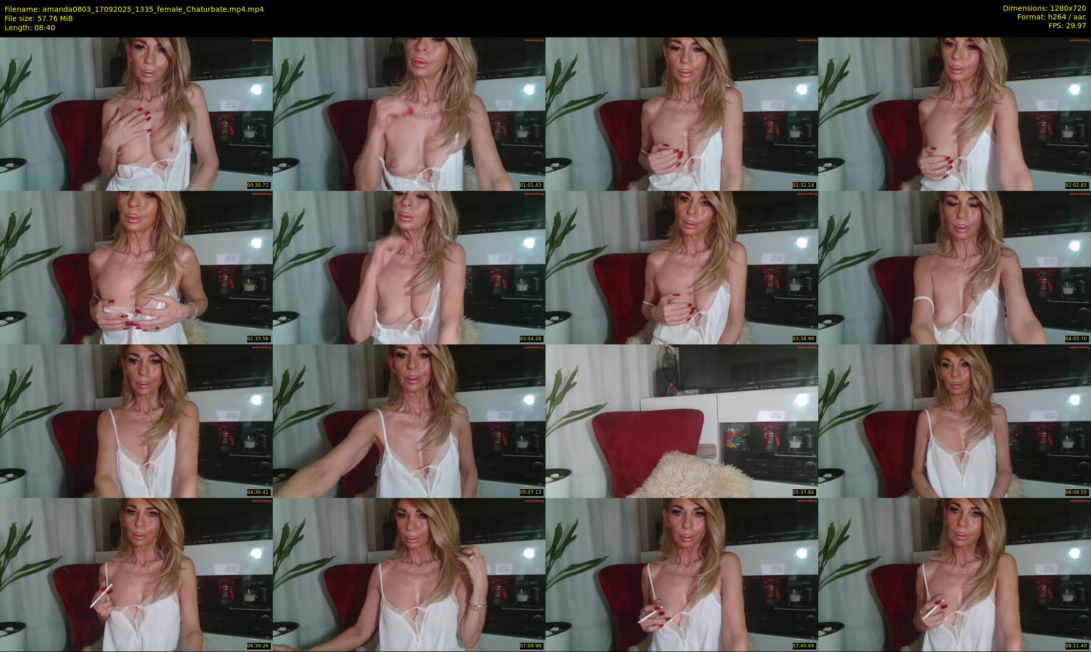 amanda0803 — 9 minute Chaturbate female cam show recording, 720p, Sep 17, 2025