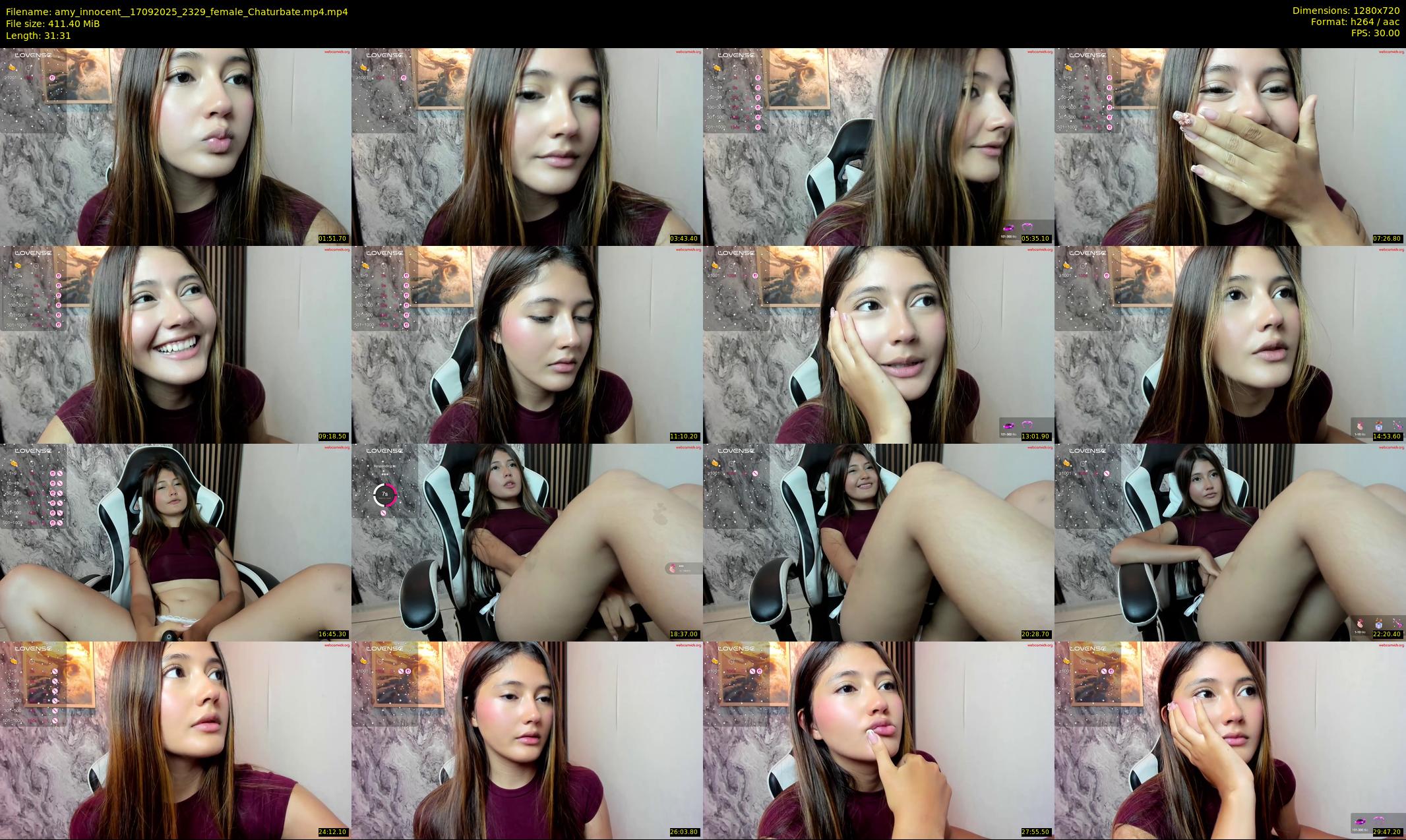 amy_innocent_ — 32 minute Chaturbate female cam show recording, 720p, Sep 17, 2025