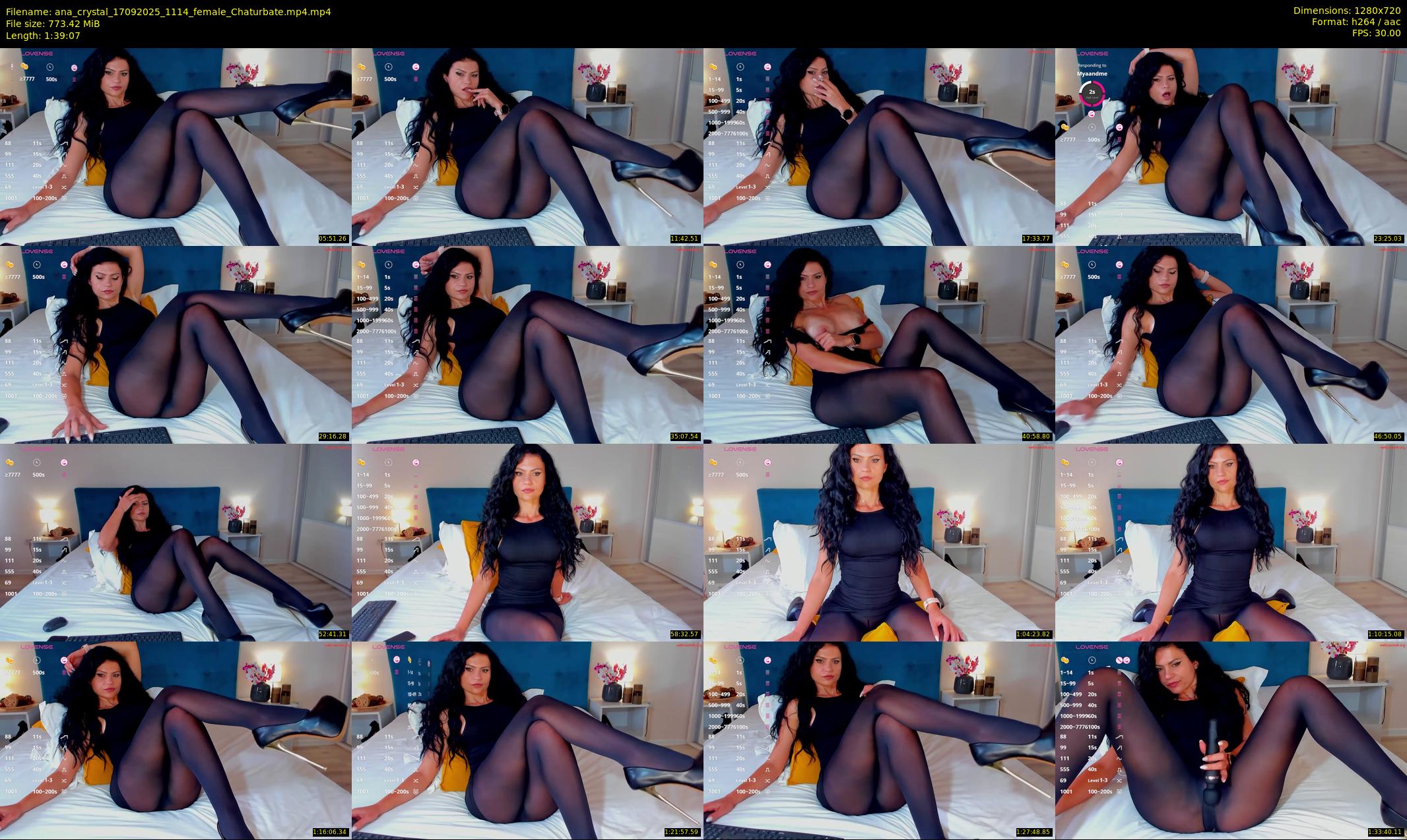 ana_crystal — 100 minute Chaturbate female cam show recording, 720p, Sep 17, 2025