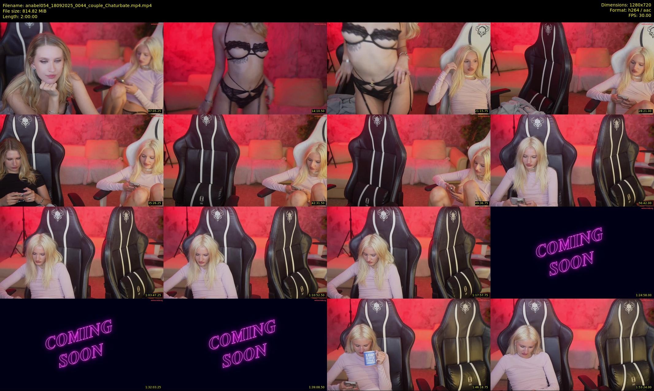 anabel054 — 120 minute Chaturbate female cam show recording, 720p, Sep 18, 2025