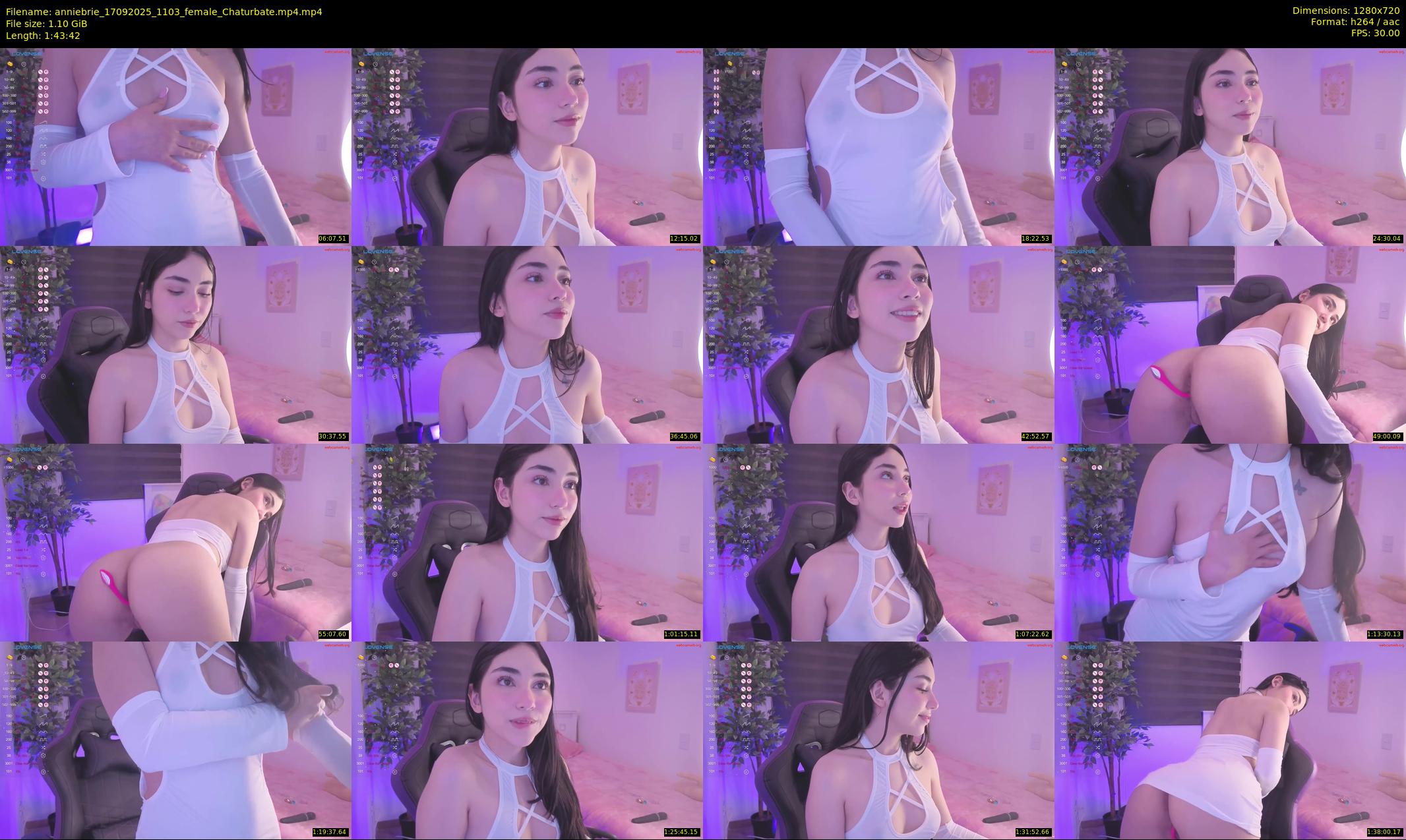 anniebrie — 104 minute Chaturbate female cam show recording, 720p, Sep 17, 2025