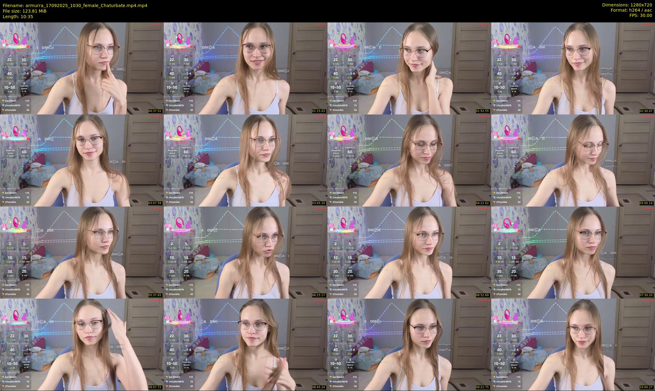 armurra — 11 minute Chaturbate female cam show recording, 720p, Sep 17, 2025