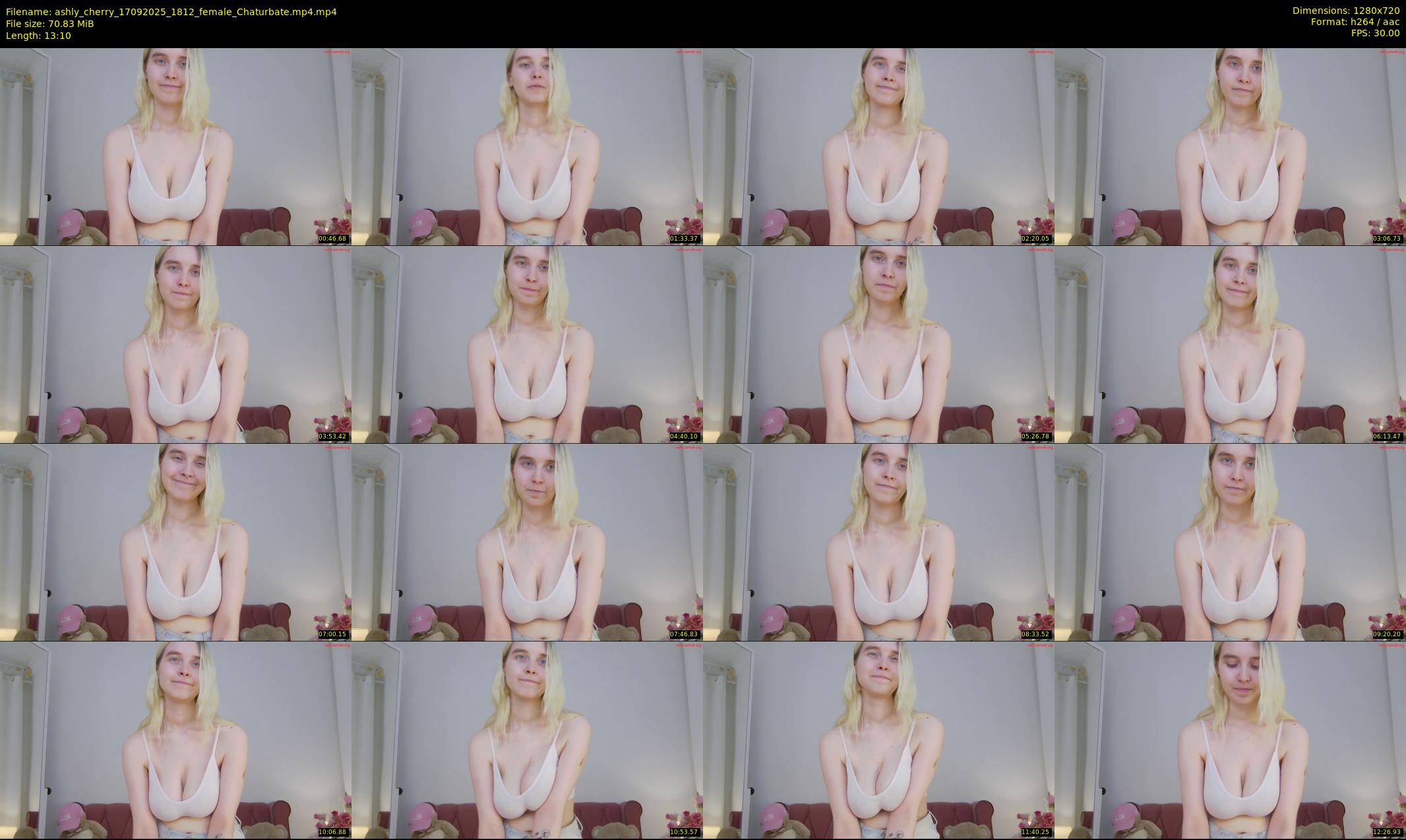 ashly_cherry — 14 minute Chaturbate female cam show recording, 720p, Sep 17, 2025
