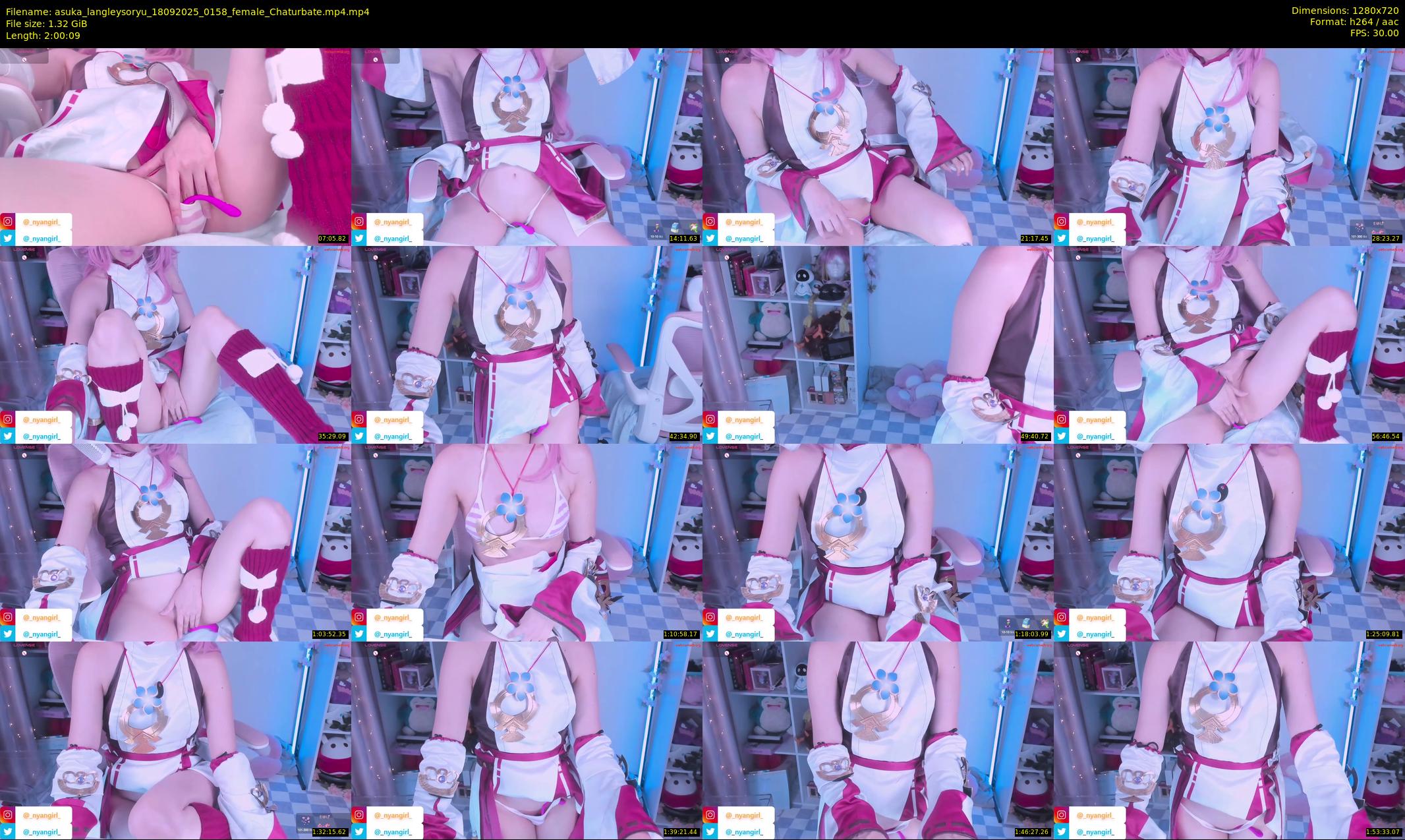asuka_langleysoryu — 121 minute Chaturbate female cam show recording, 720p, Sep 18, 2025