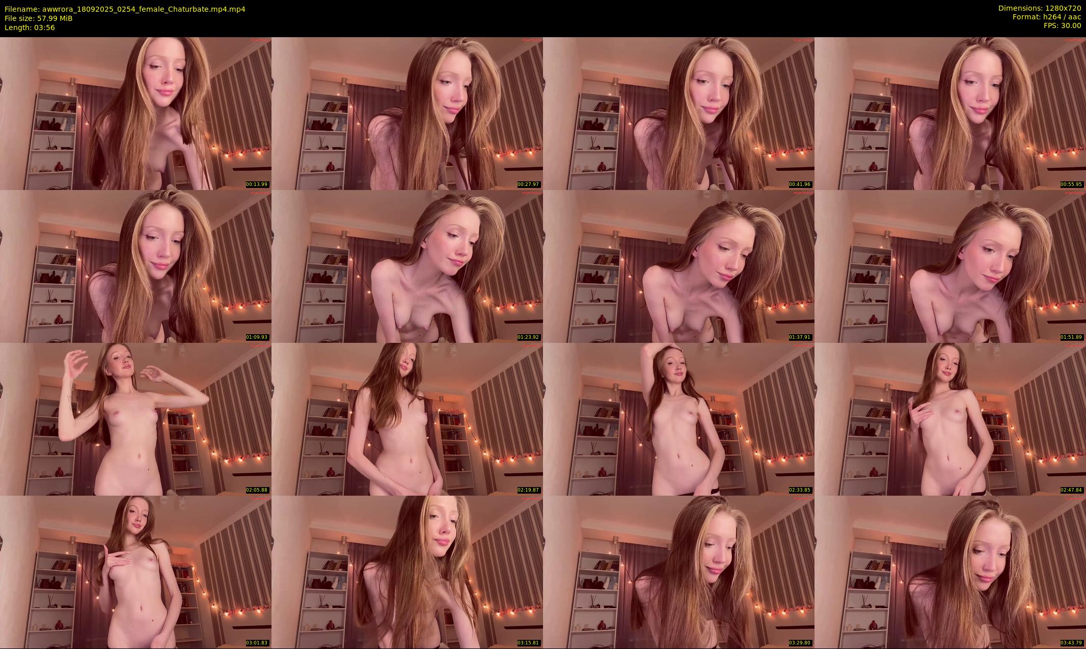 awwrora — 4 minute Chaturbate female cam show recording, 720p, Sep 18, 2025