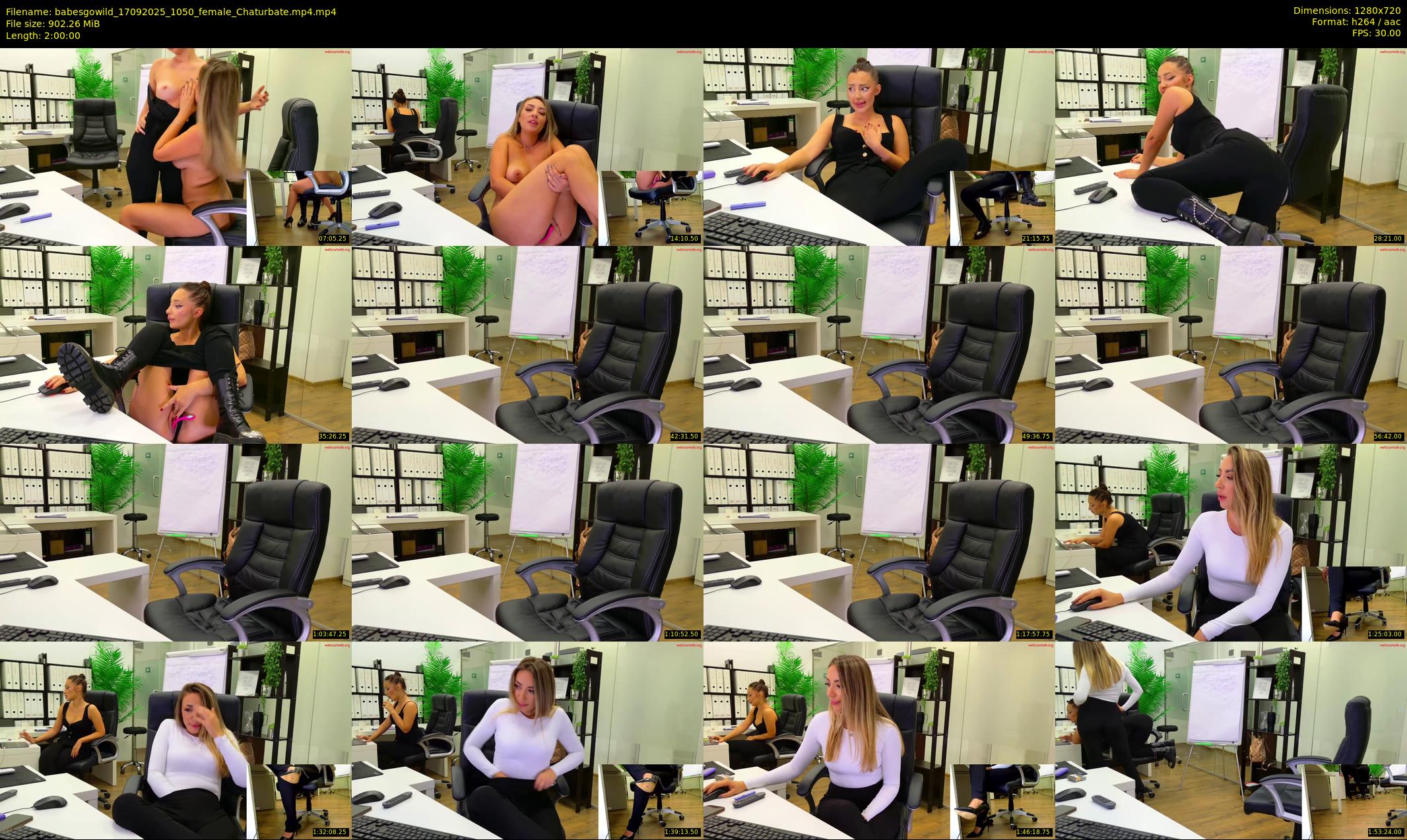babesgowild — 120 minute Chaturbate couple cam show recording, 720p, Sep 17, 2025