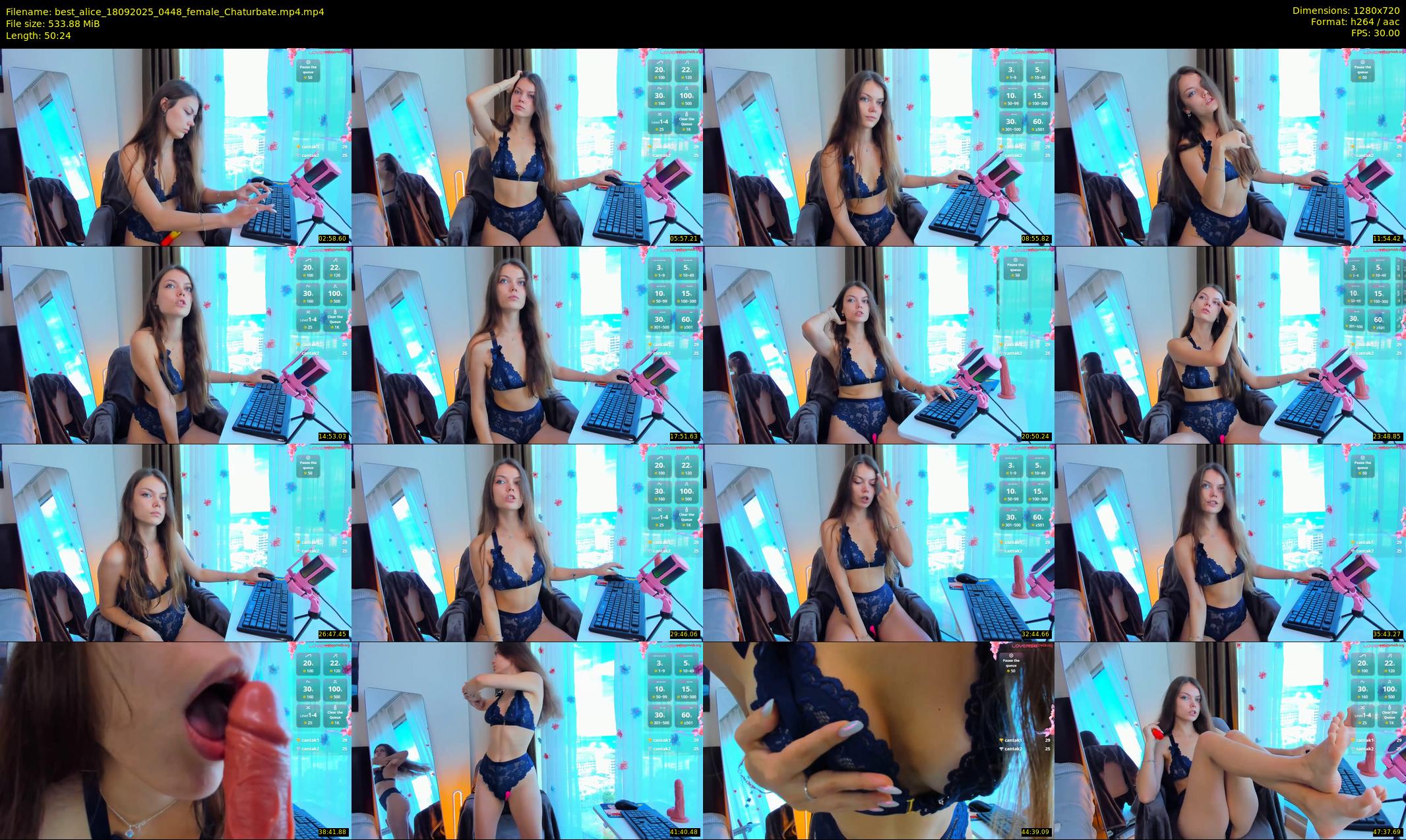 best_alice — 51 minute Chaturbate female cam show recording, 720p, Sep 18, 2025